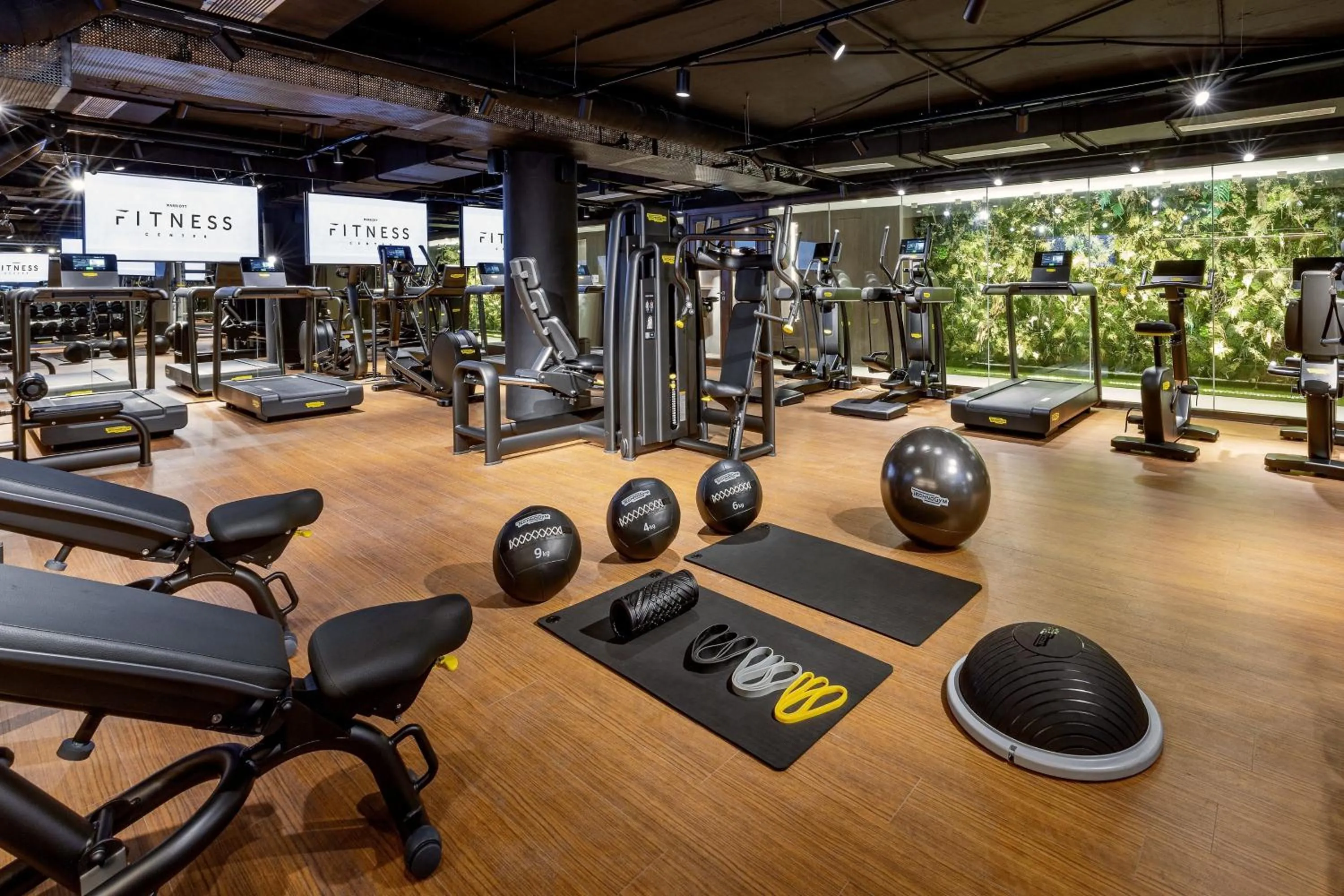 Fitness centre/facilities in Rabat Marriott Hotel