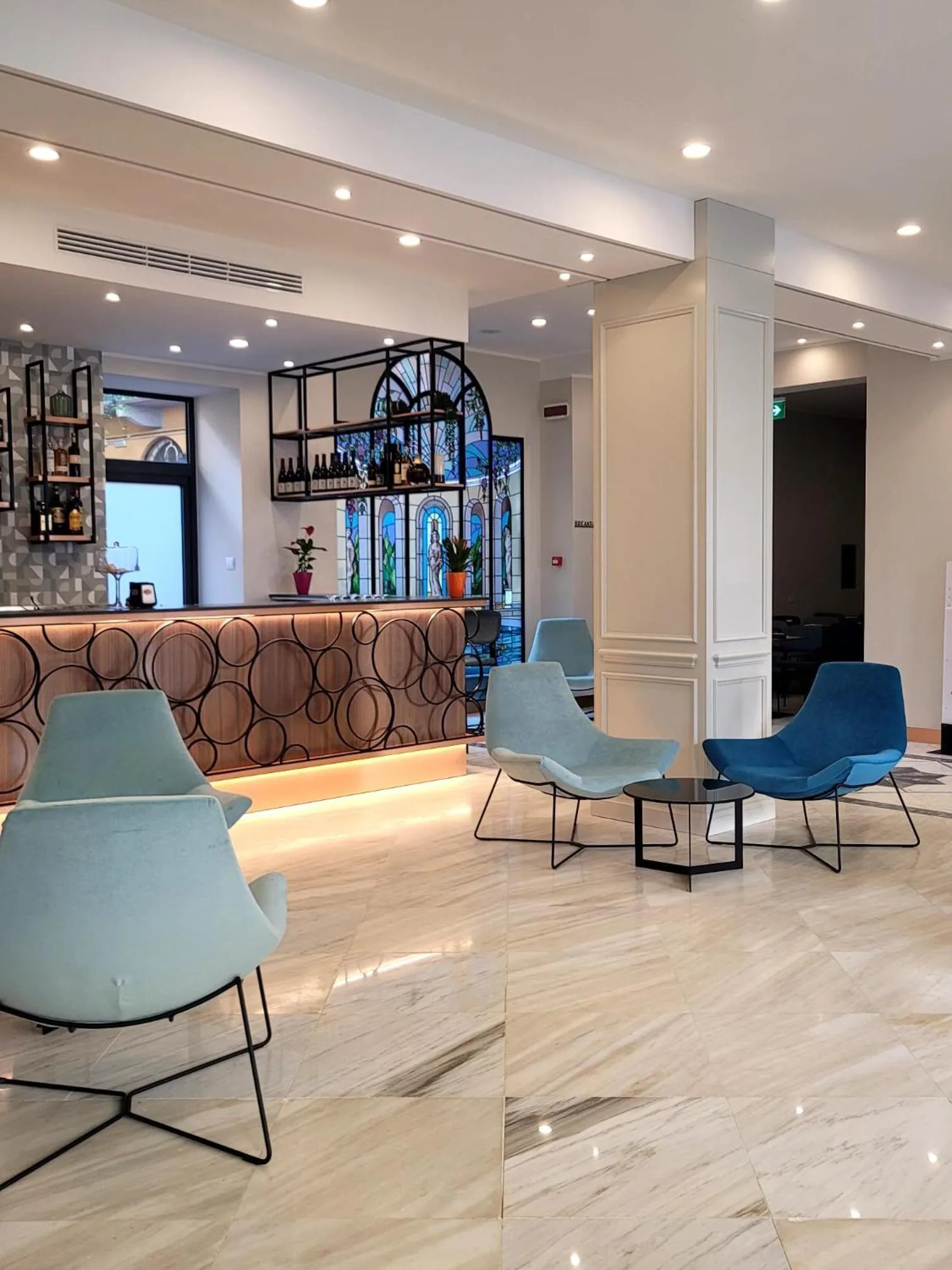 Lobby or reception in JR Hotels Bocconi Milano