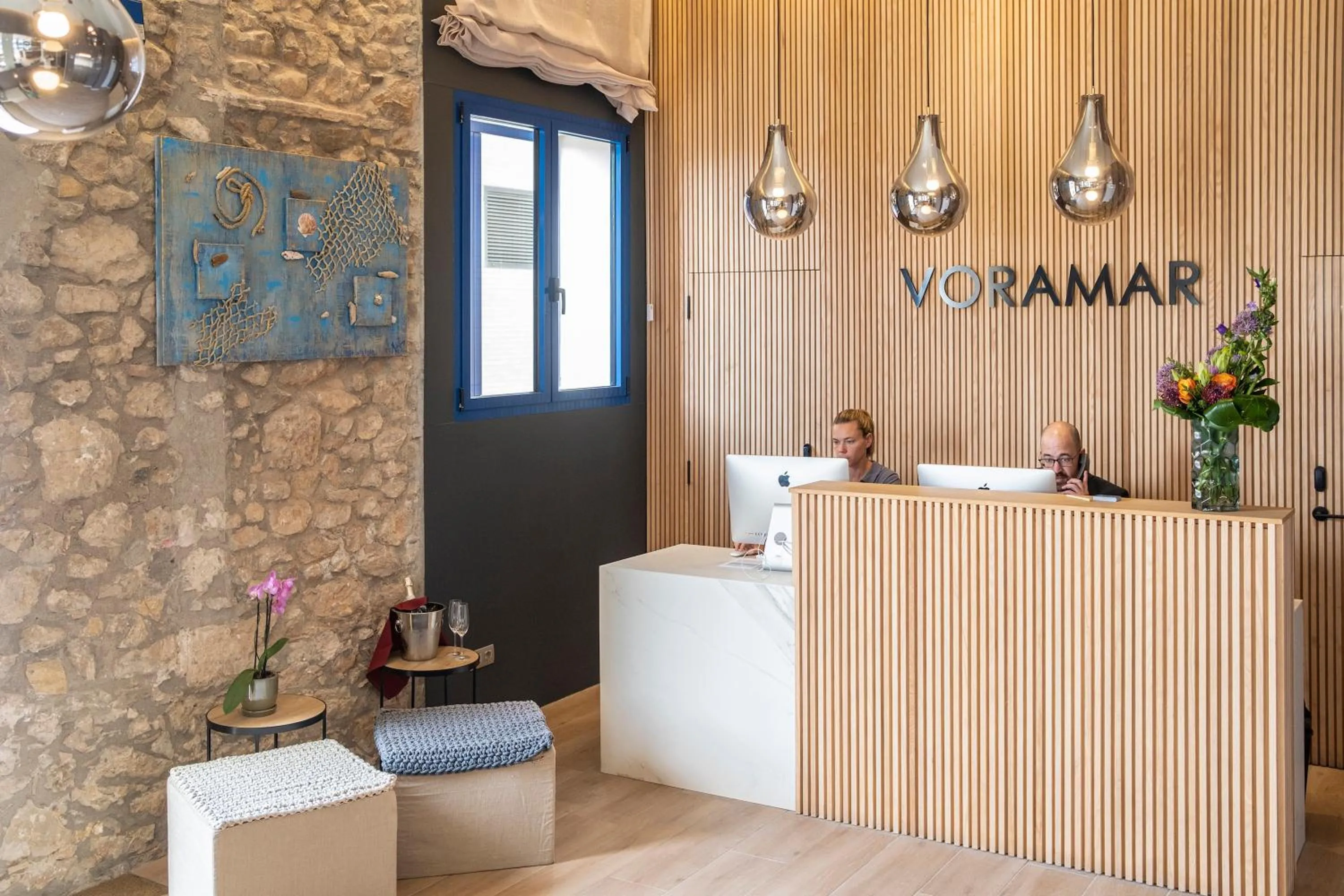 Lobby or reception in Hotel Voramar