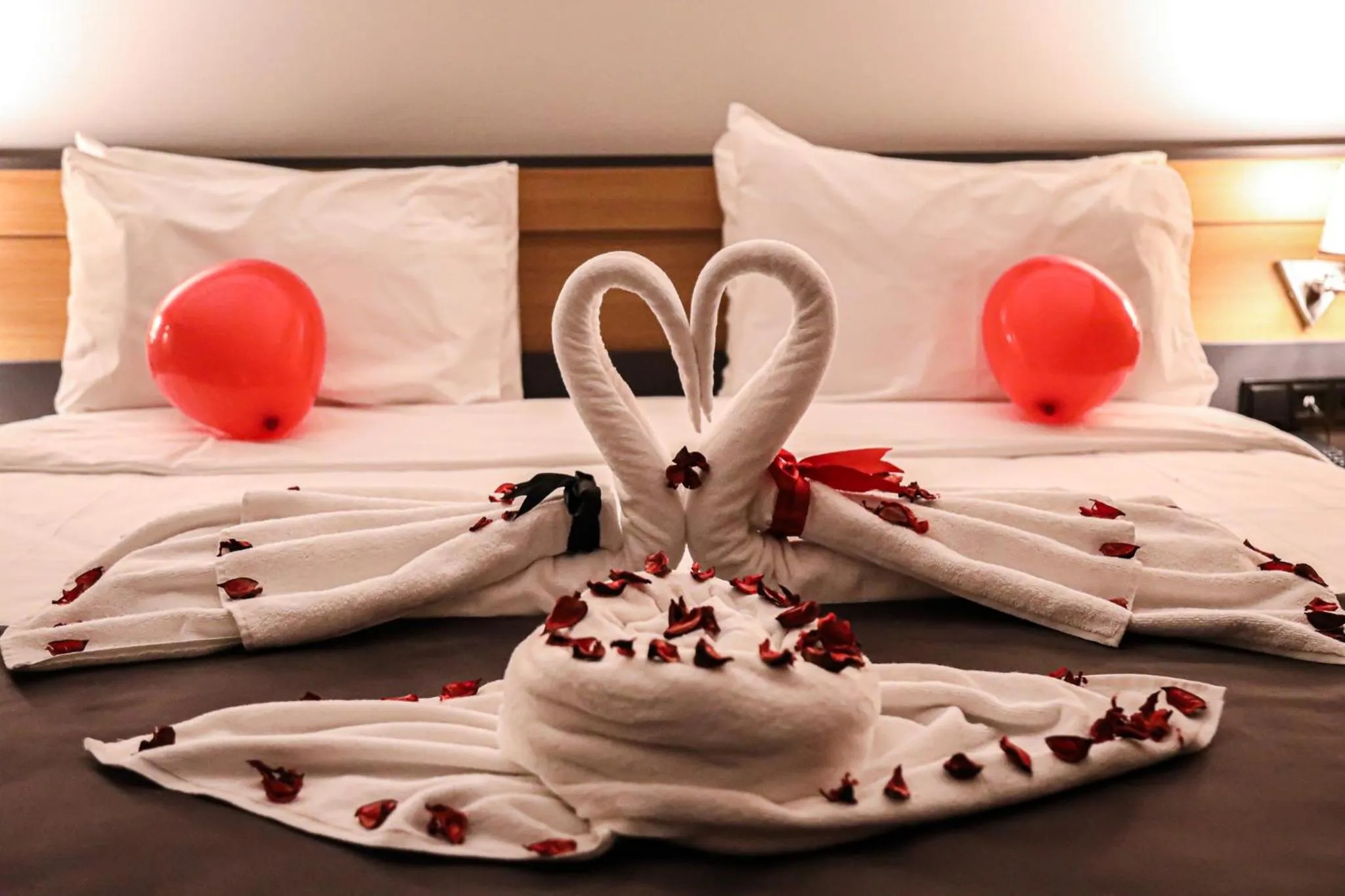 Bed in Şehrar Suite Hotel