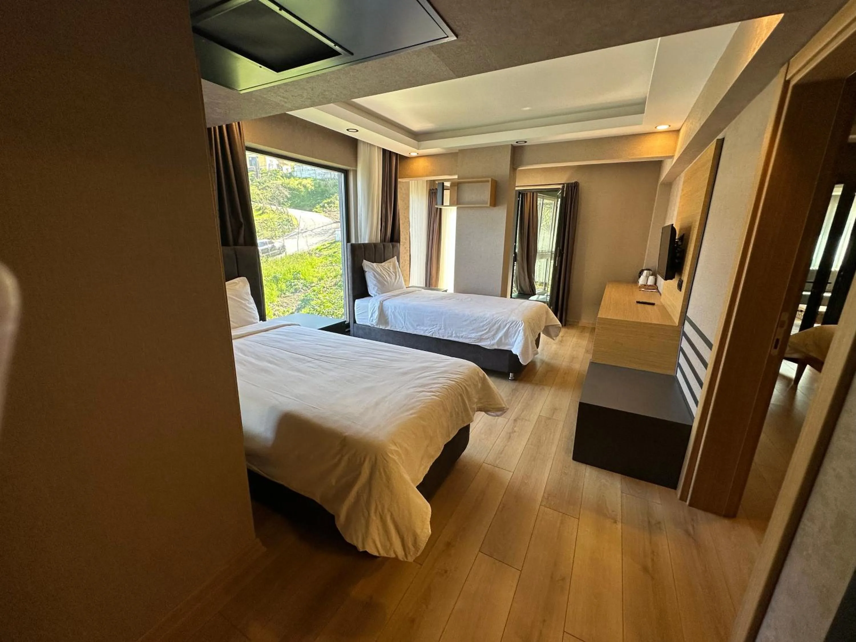 Bed in Şehrar Suite Hotel