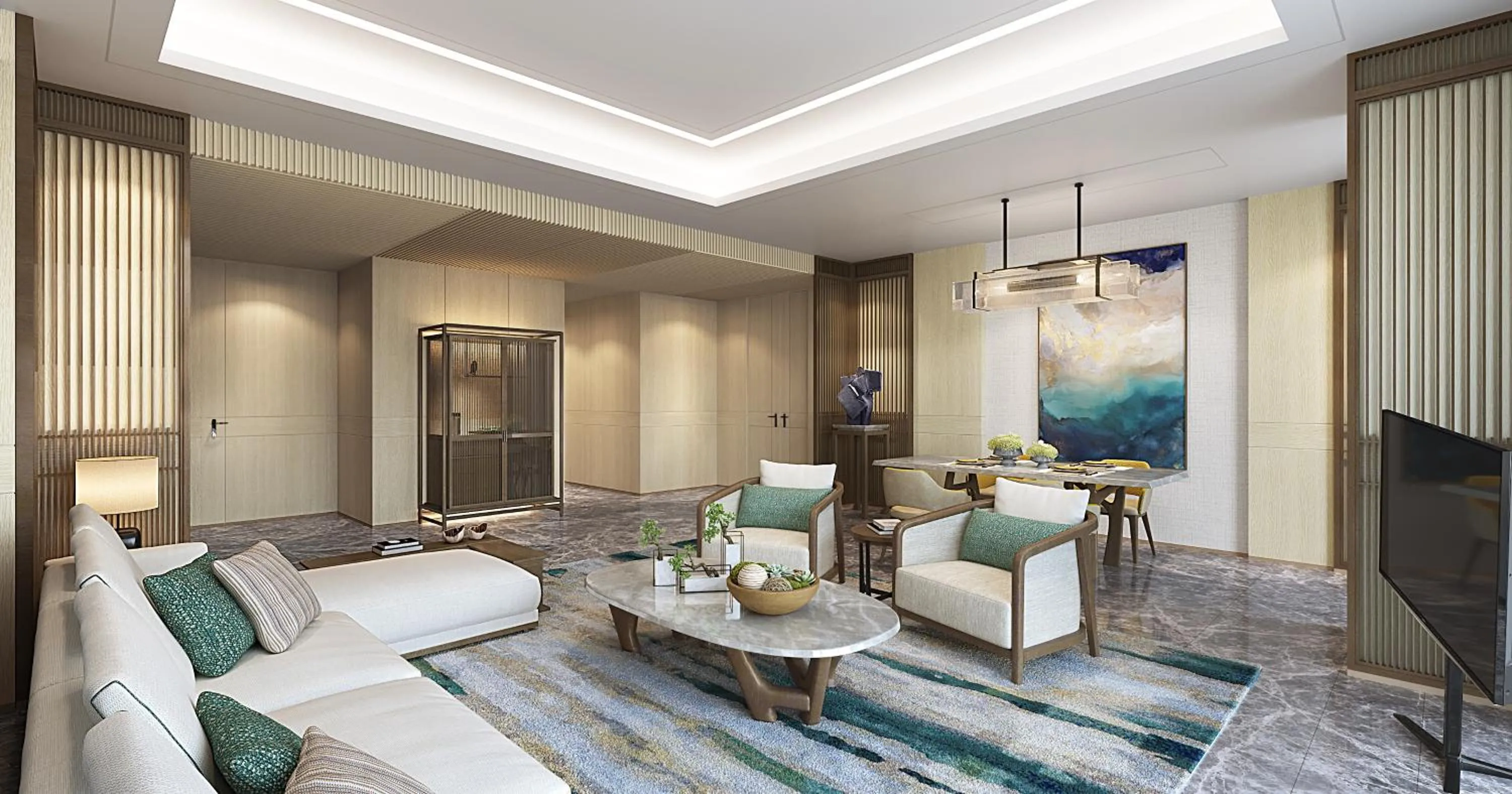 Living room in HUALUXE Yibin