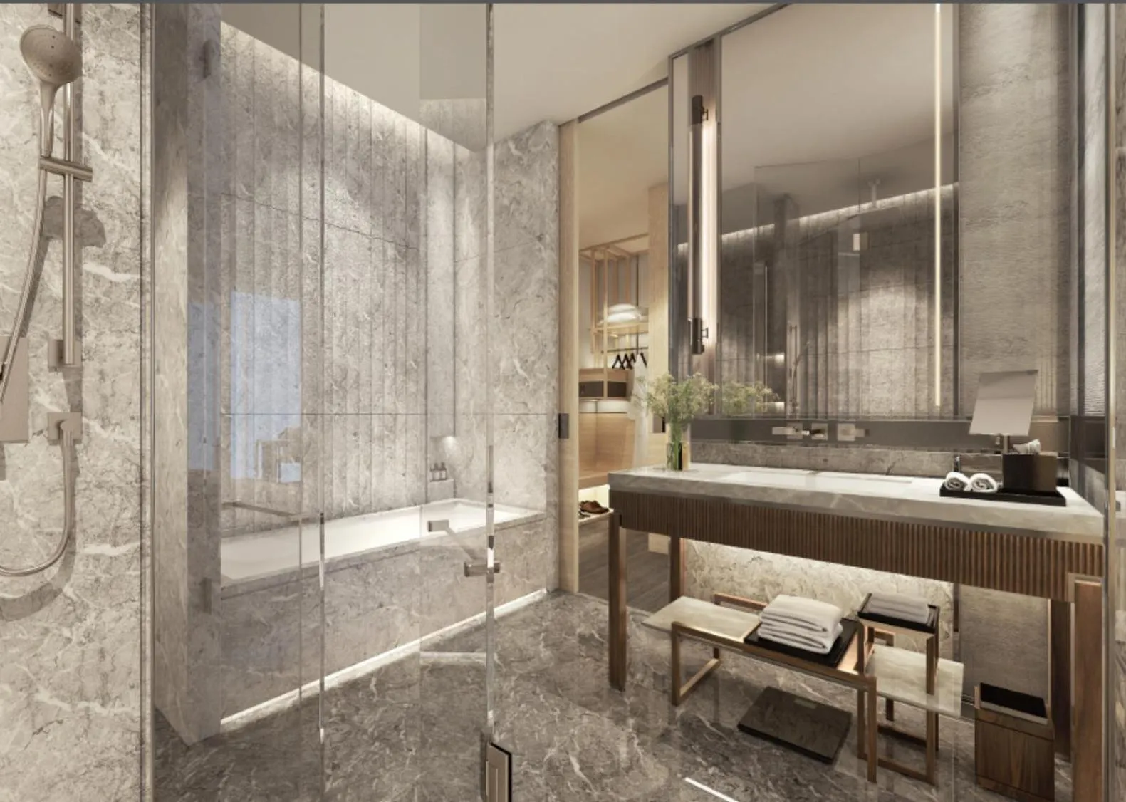 Bathroom in HUALUXE Yibin