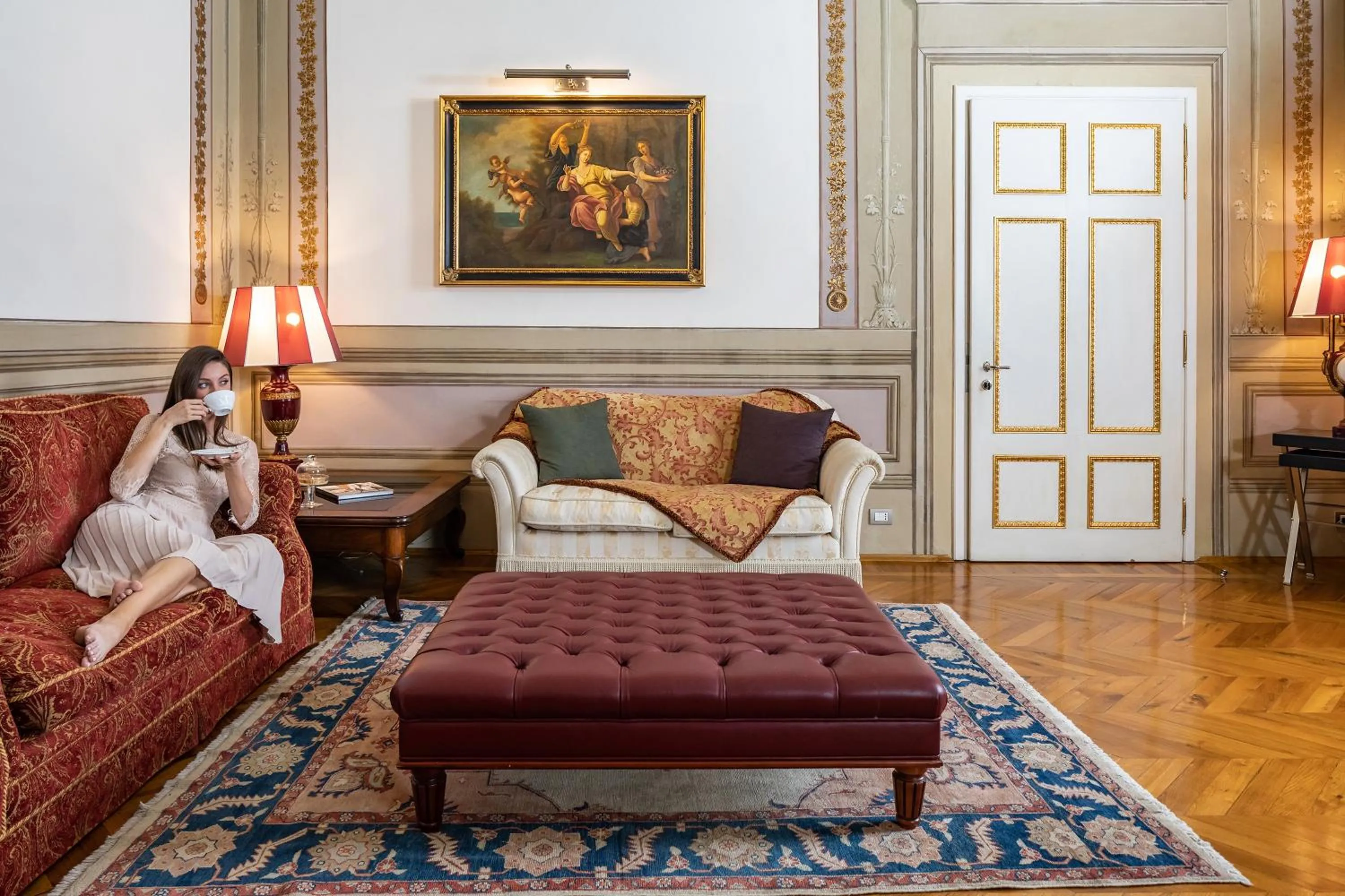 Living room in Palazzo Firenze by Baglioni Hotels & Resorts