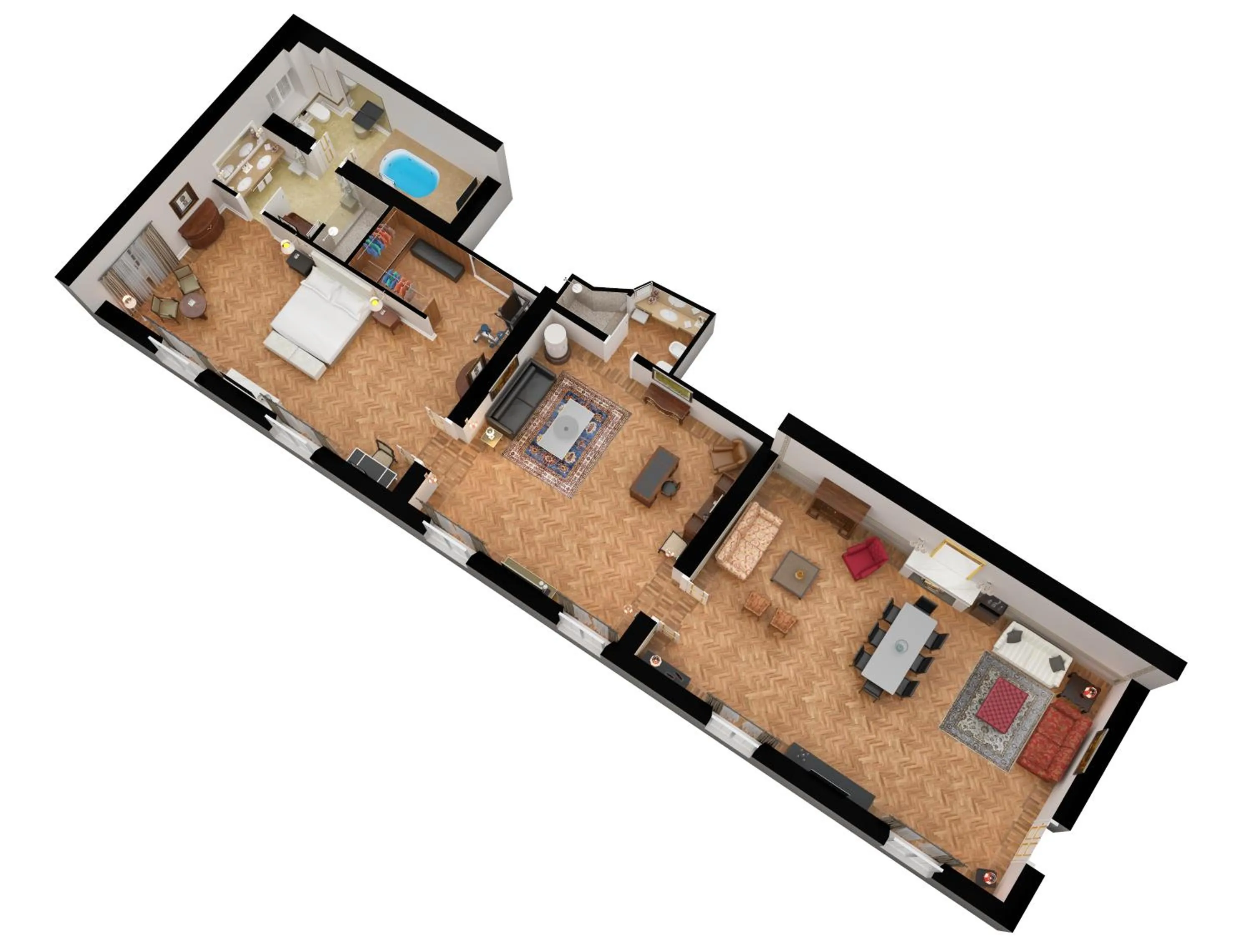 Floor plan in Palazzo Firenze by Baglioni Hotels & Resorts
