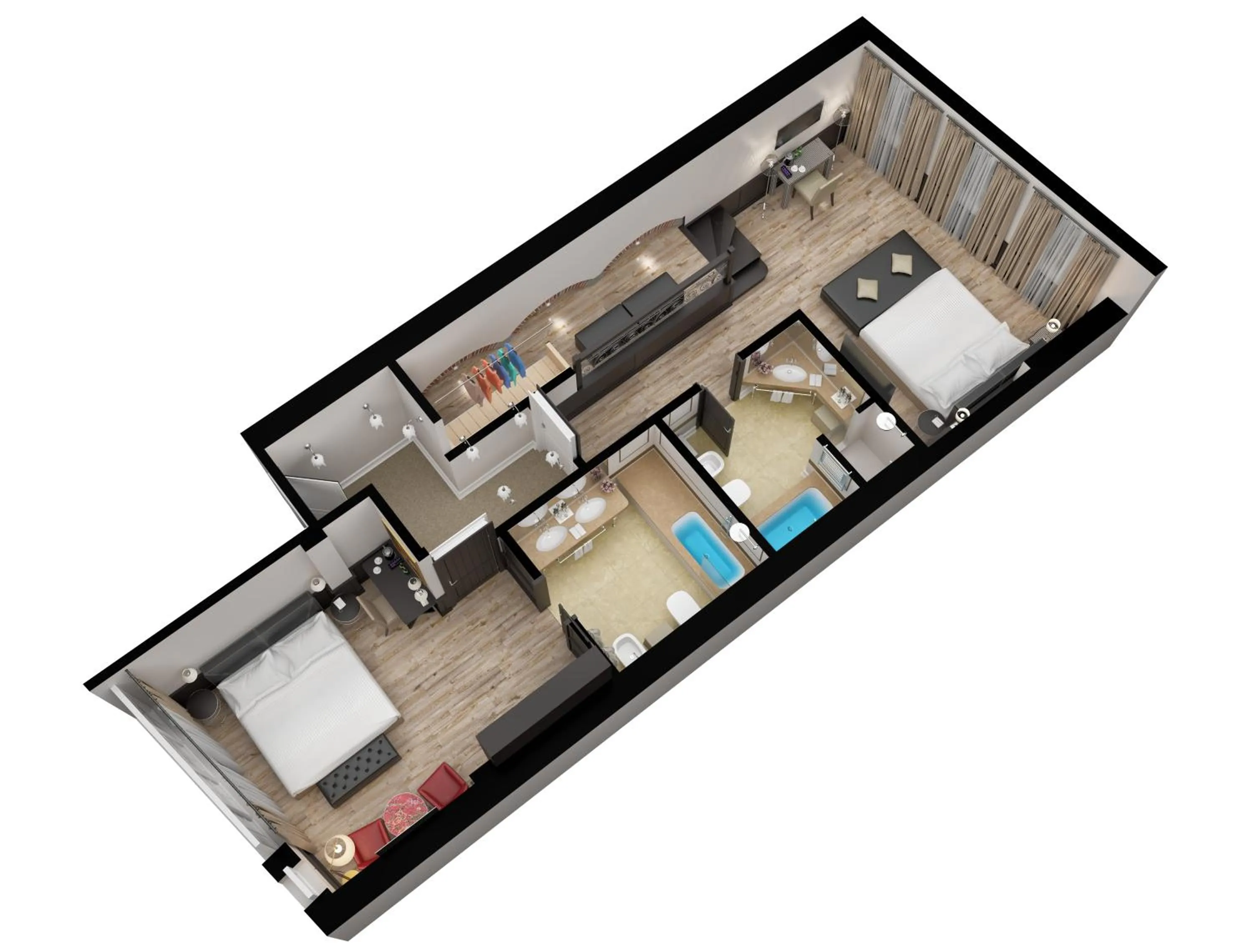 Floor plan in Palazzo Firenze by Baglioni Hotels & Resorts