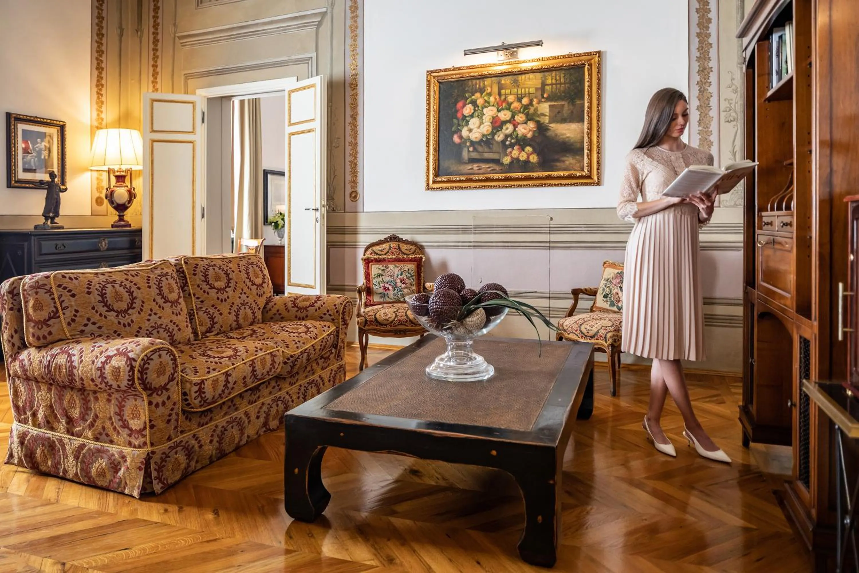 Living room in Palazzo Firenze by Baglioni Hotels & Resorts