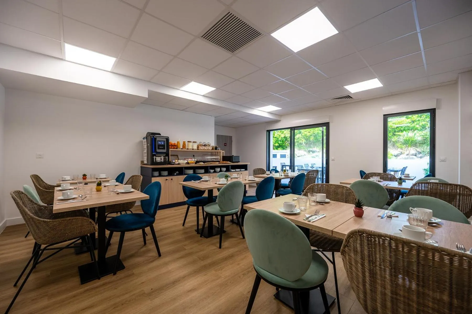 Buffet breakfast in Nemea Appart Hotel Les Hauts de Milady Biarritz