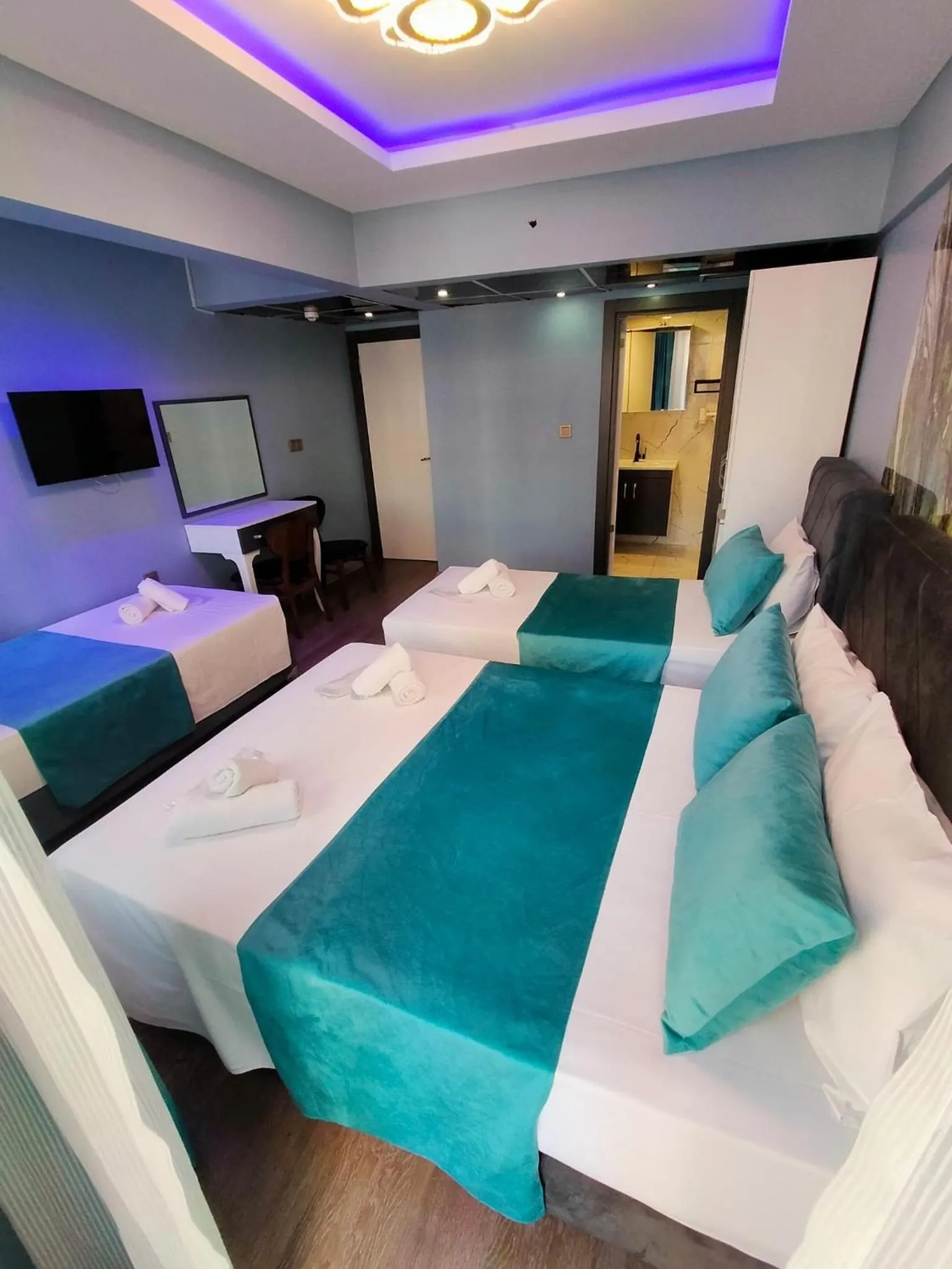 Bed in Bona Sera Hotel