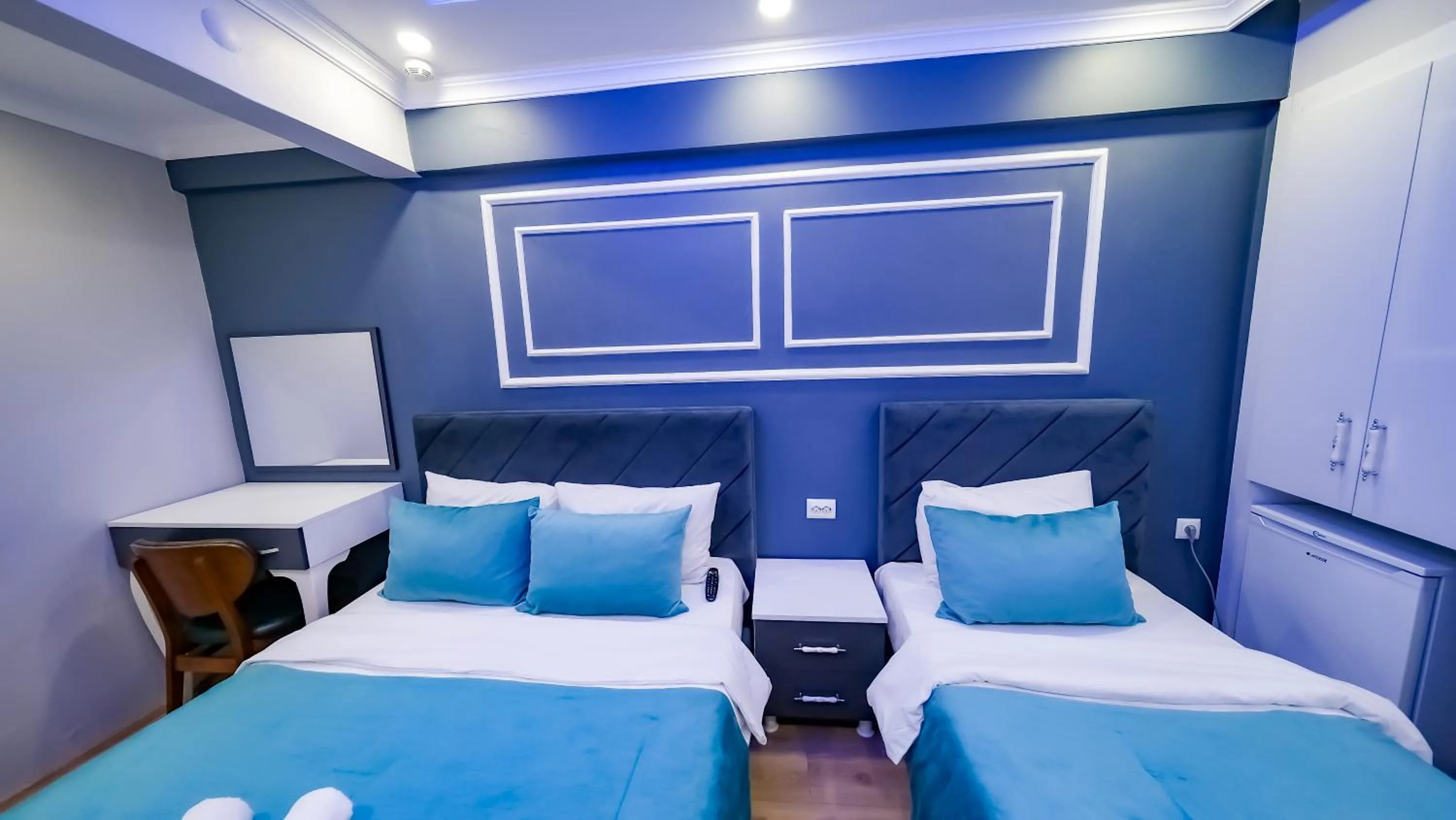 Bed in Bona Sera Hotel