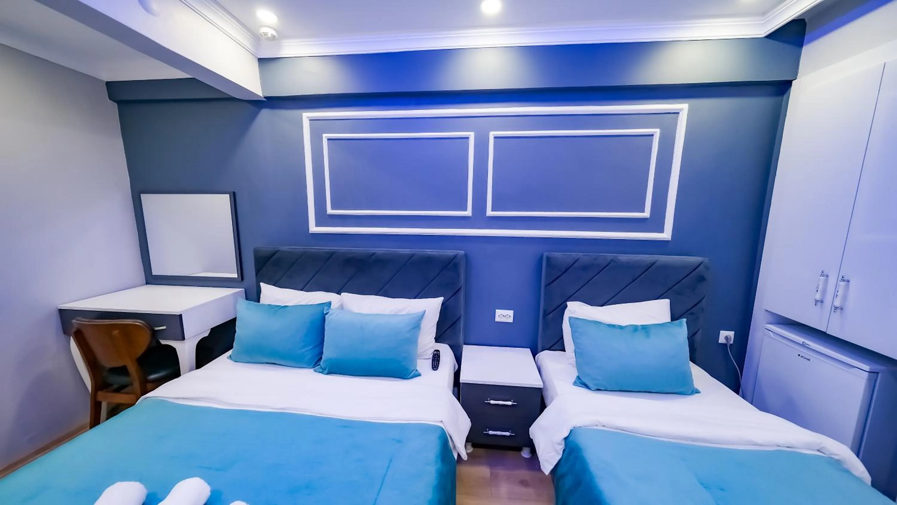 Bed in Bona Sera Hotel