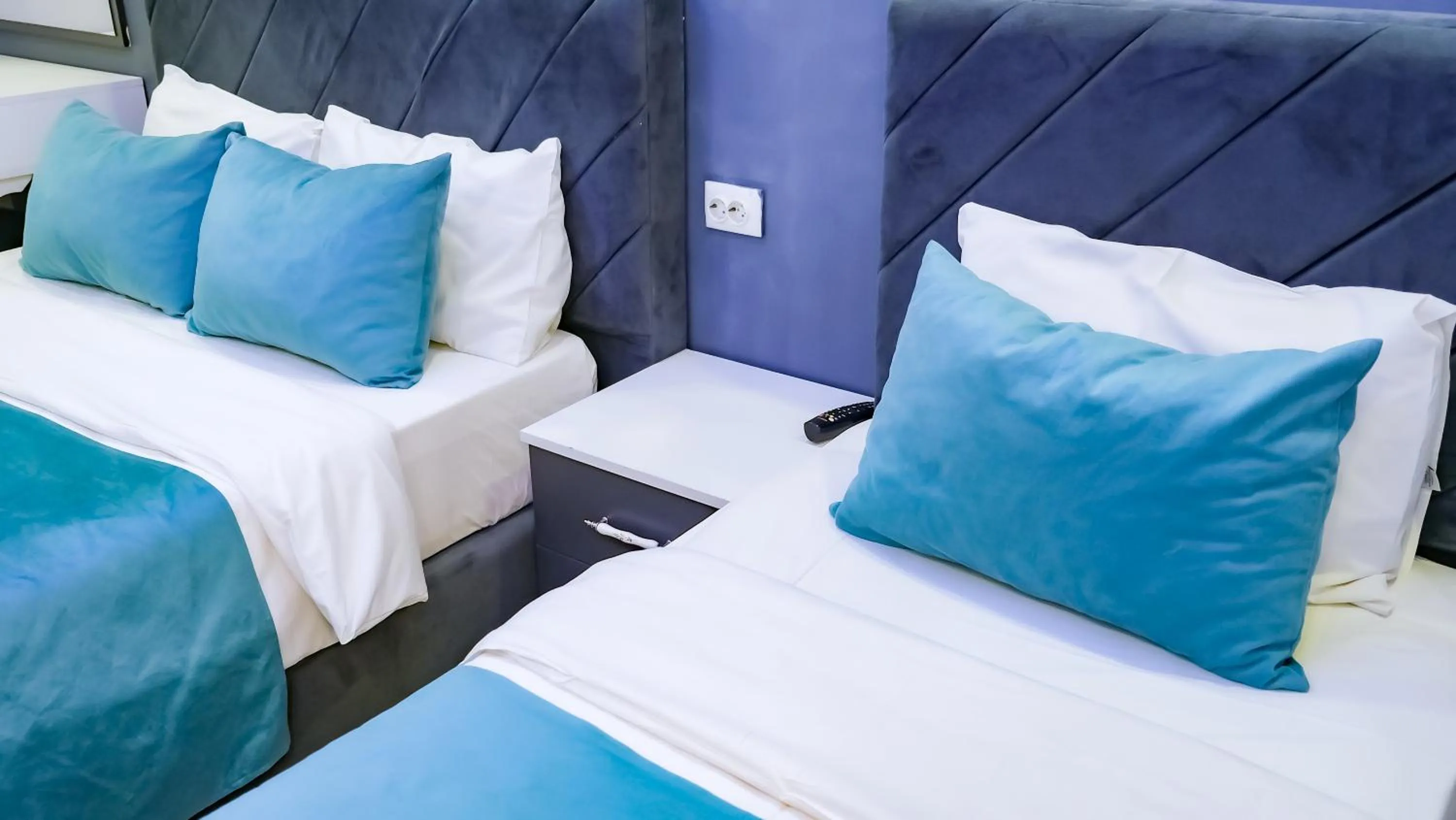 Bed in Bona Sera Hotel