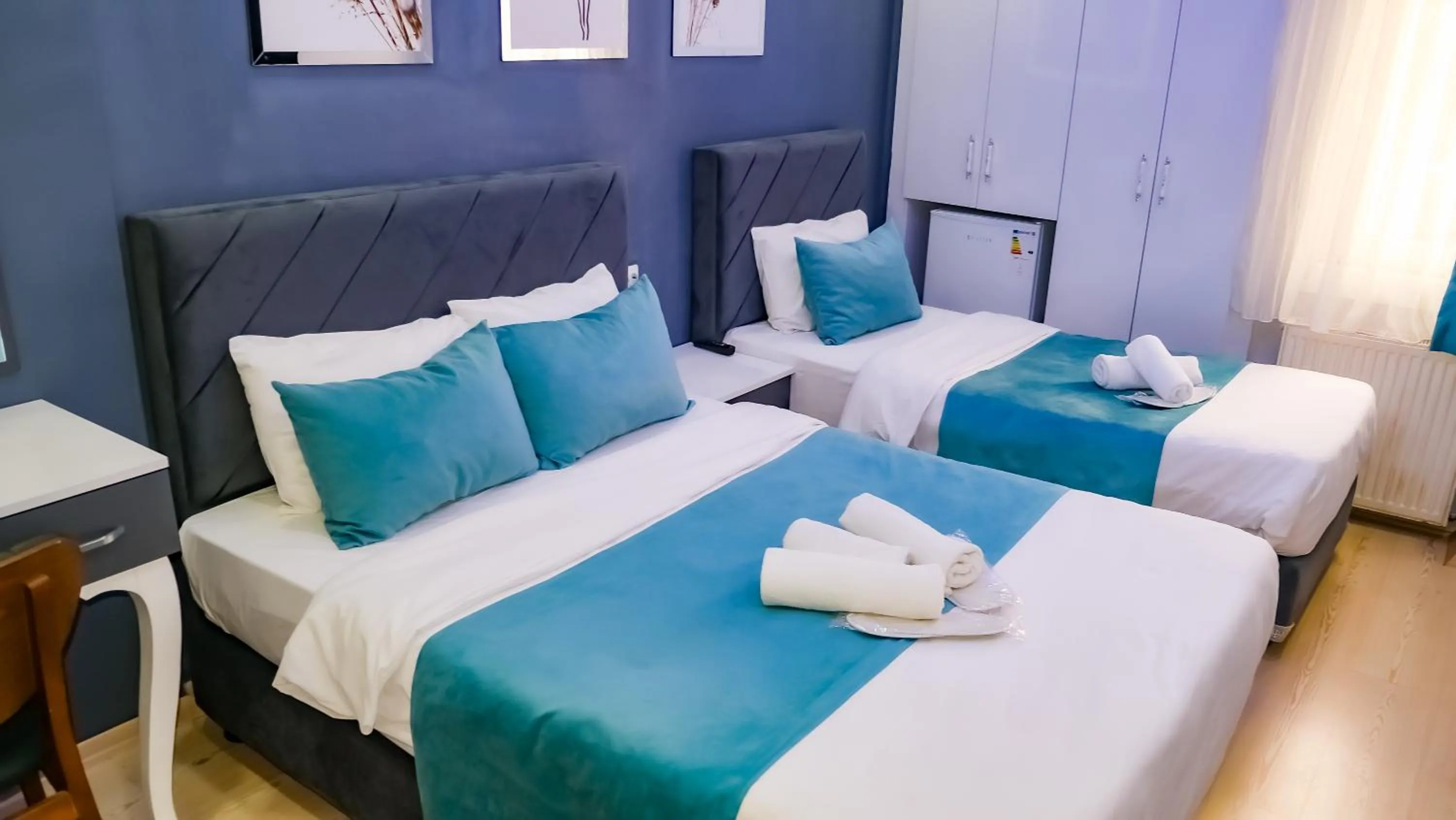 Bed in Bona Sera Hotel