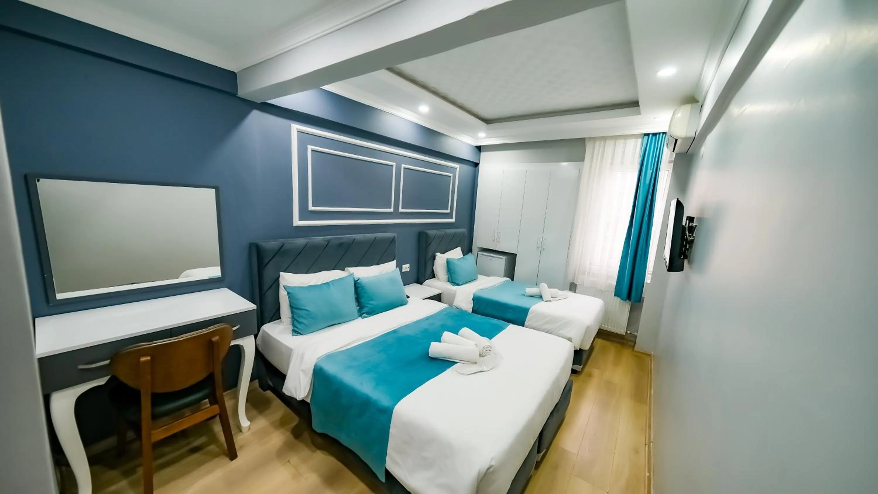 Bed in Bona Sera Hotel