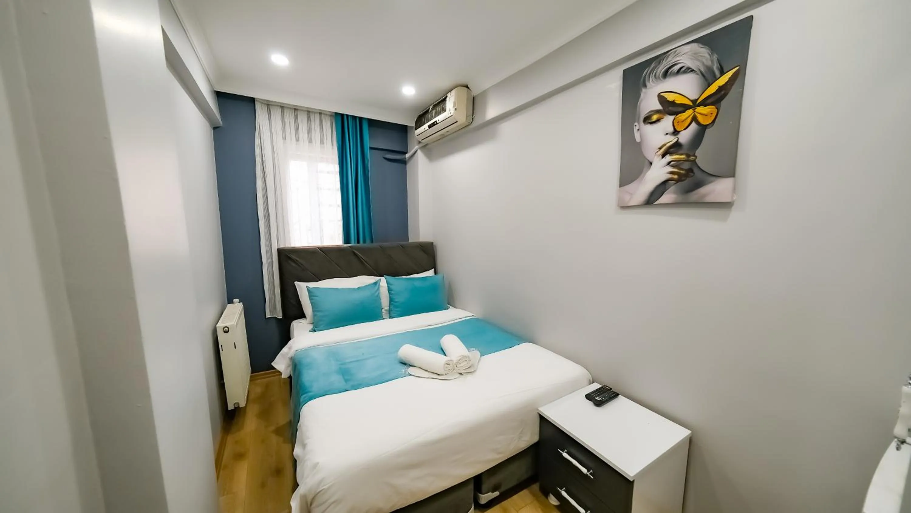 Bed in Bona Sera Hotel