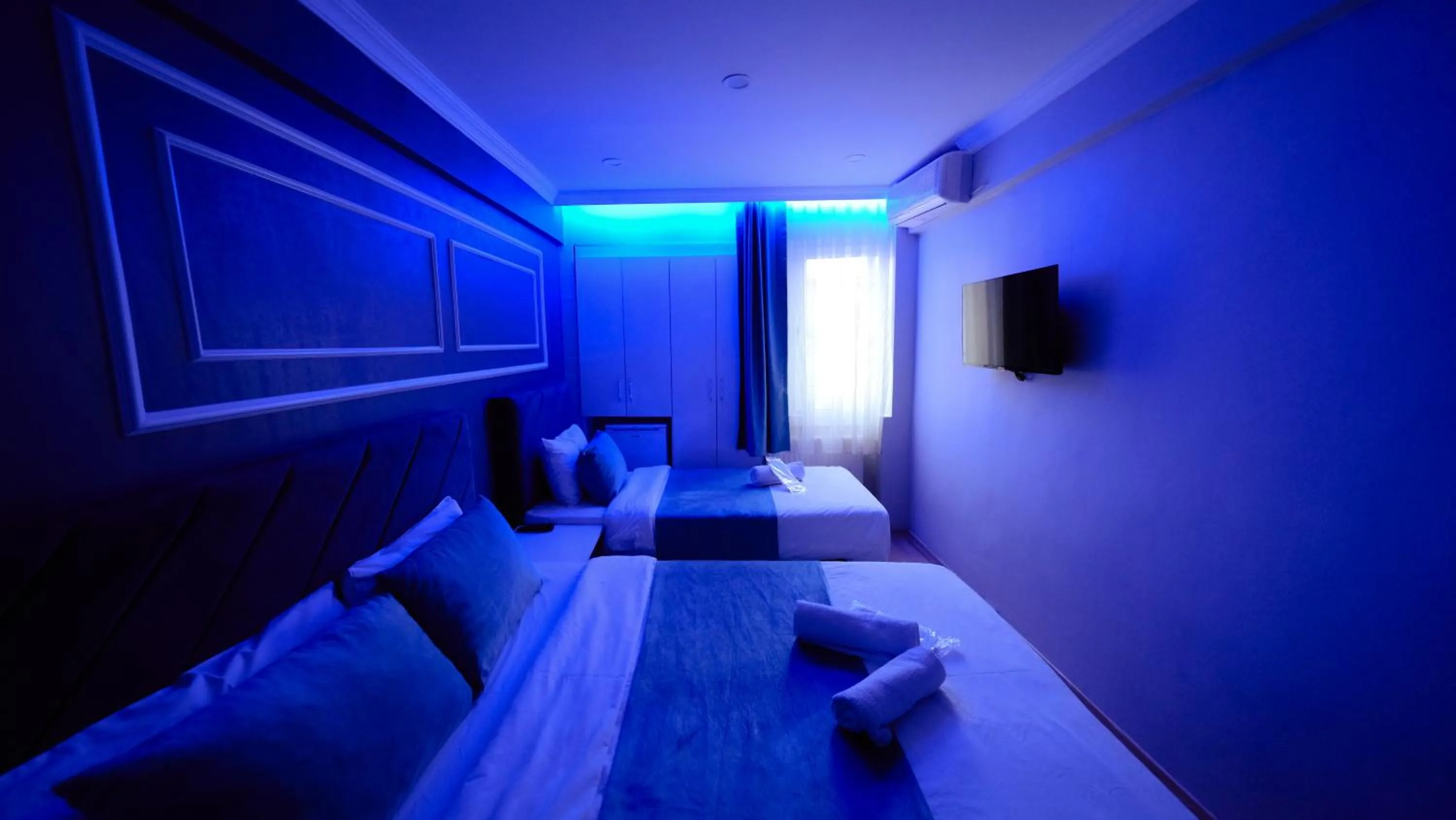 Bed in Bona Sera Hotel