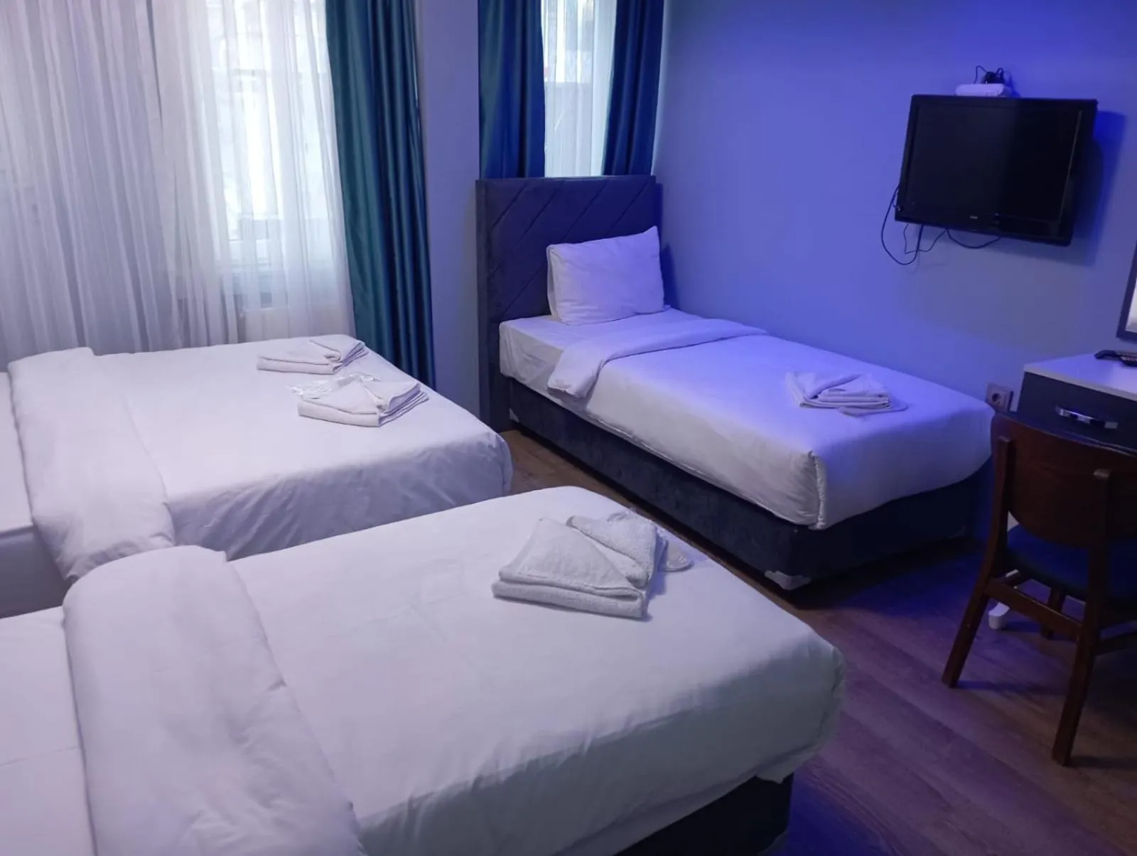 Bed in Bona Sera Hotel