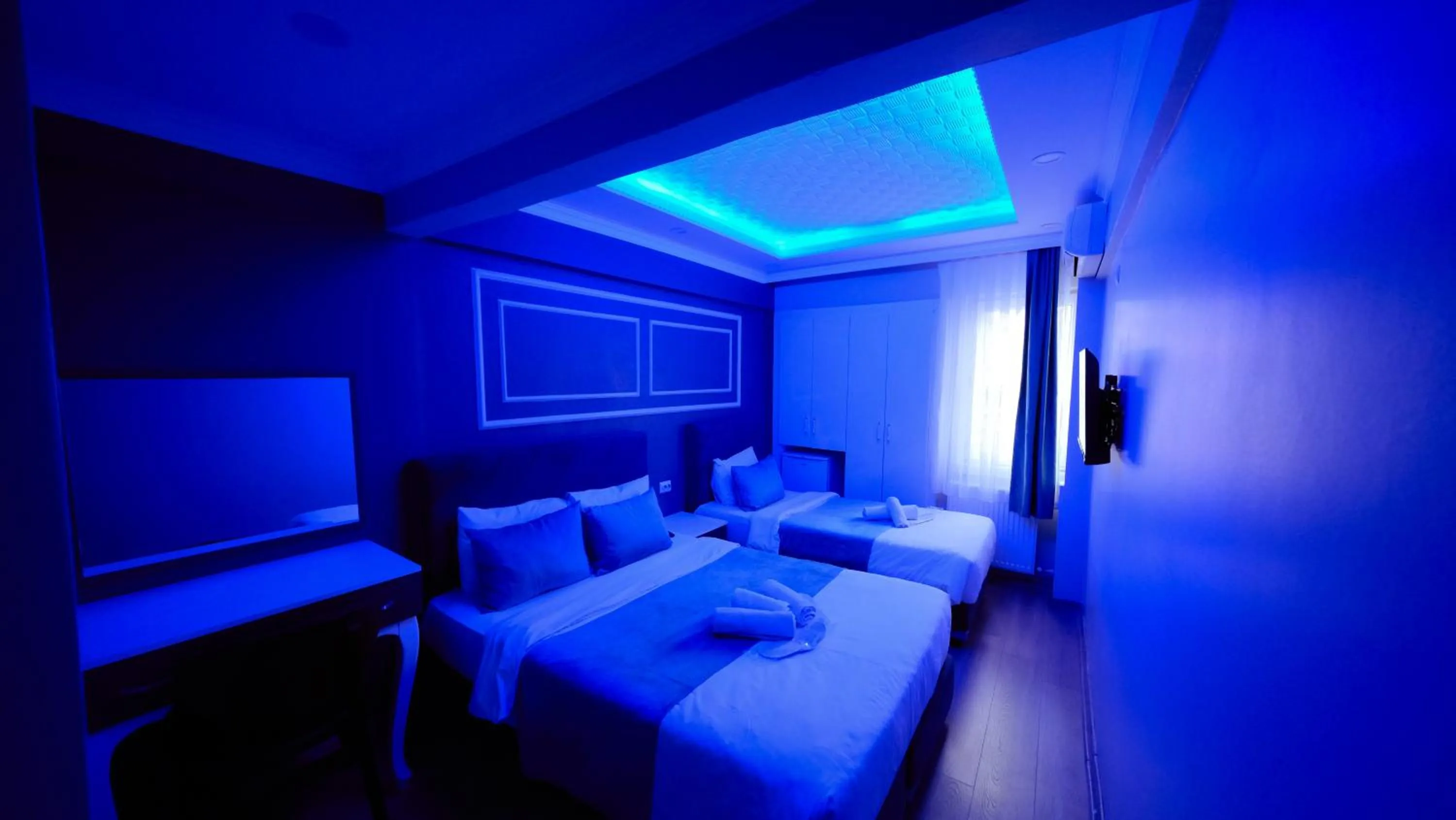 Bed in Bona Sera Hotel