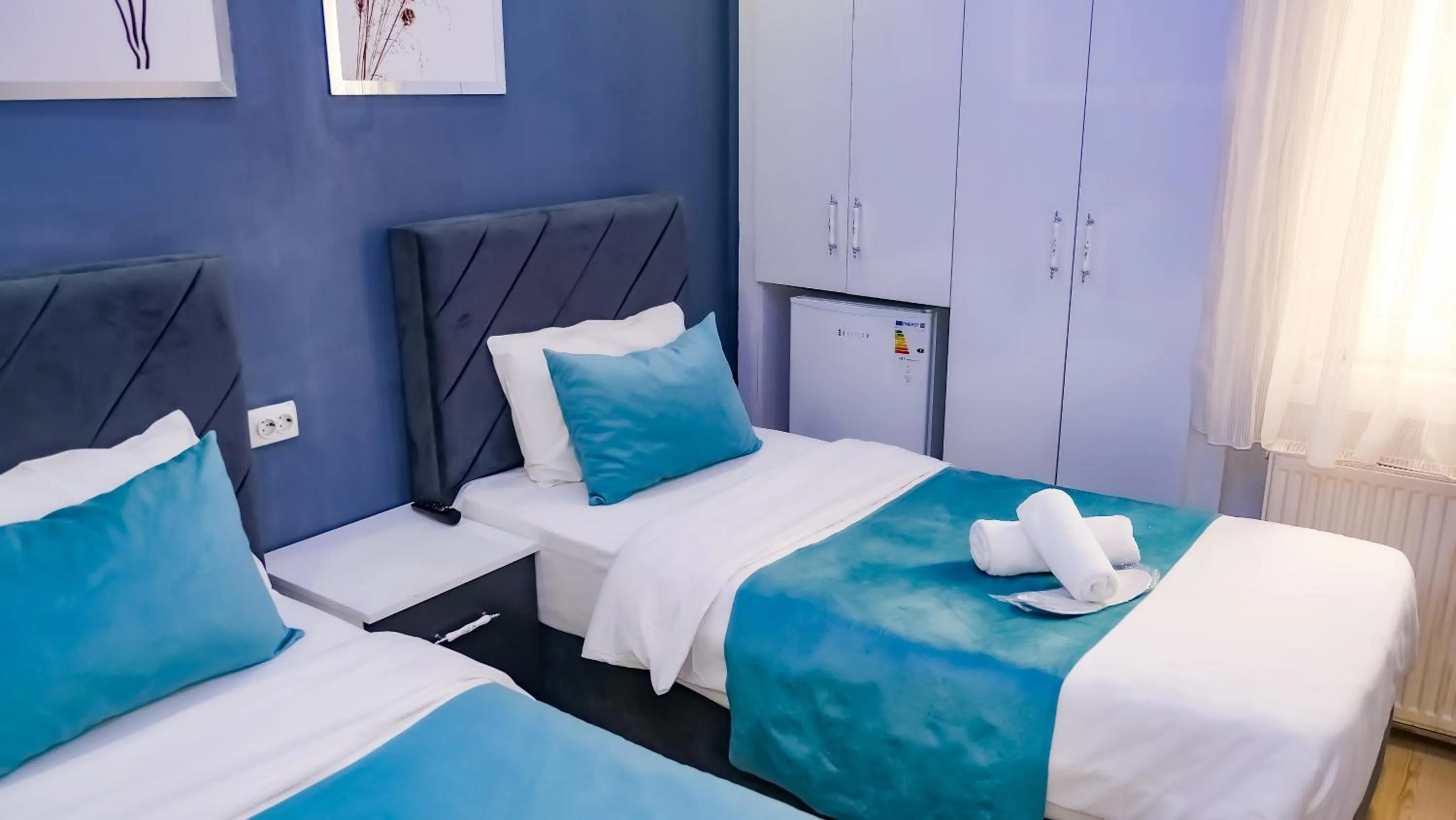 Bed in Bona Sera Hotel