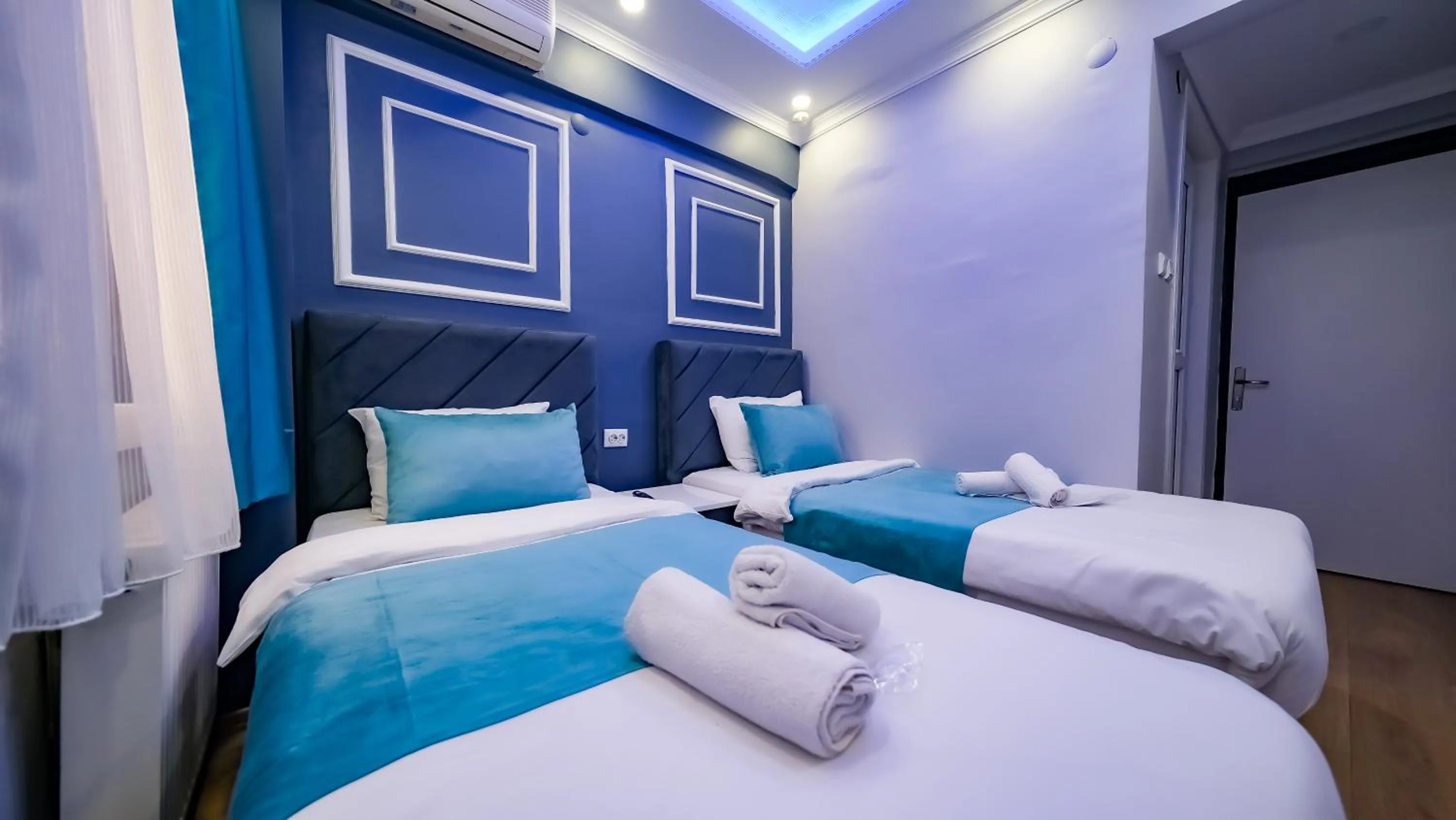 Bed in Bona Sera Hotel