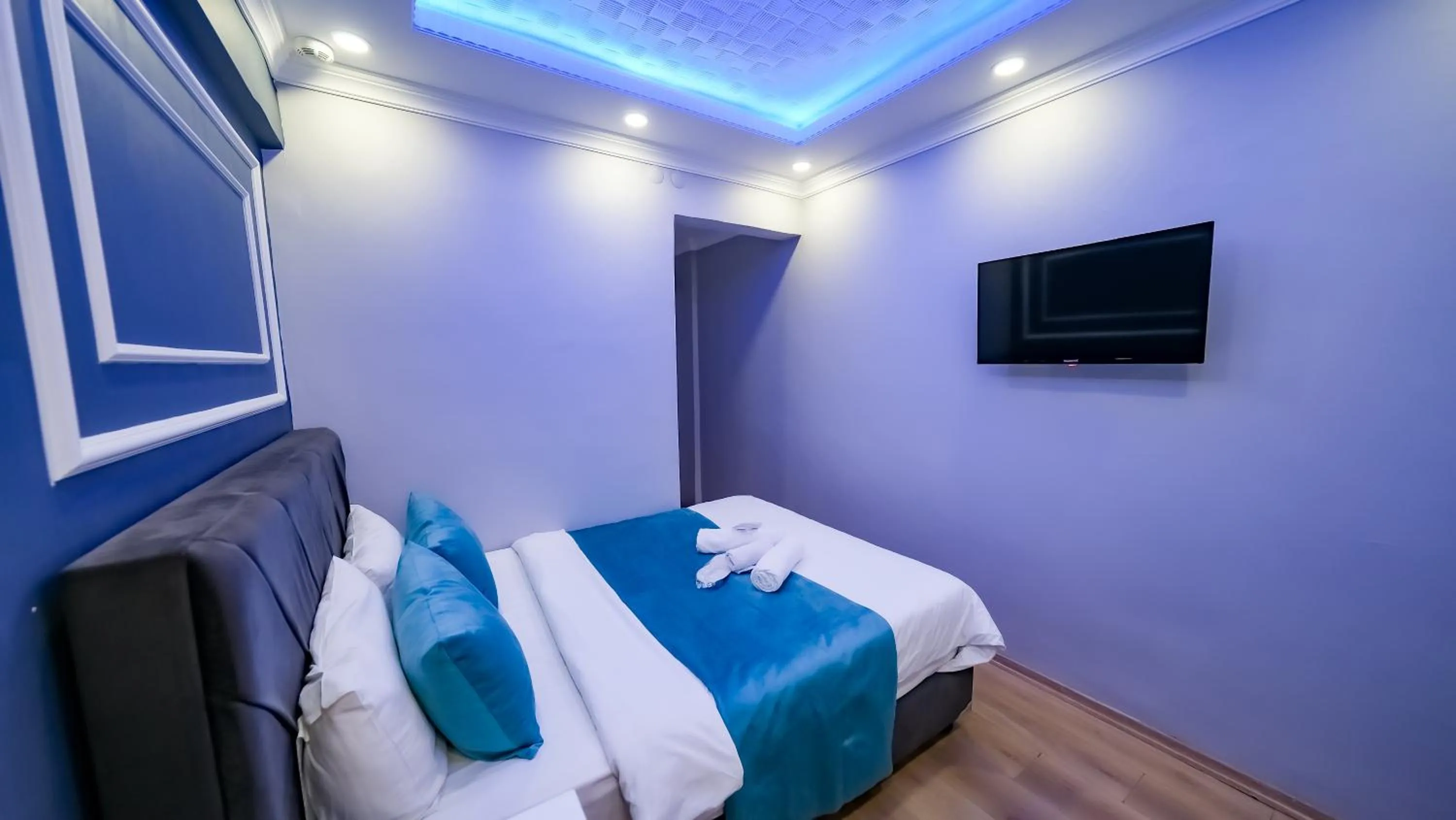 Bed in Bona Sera Hotel