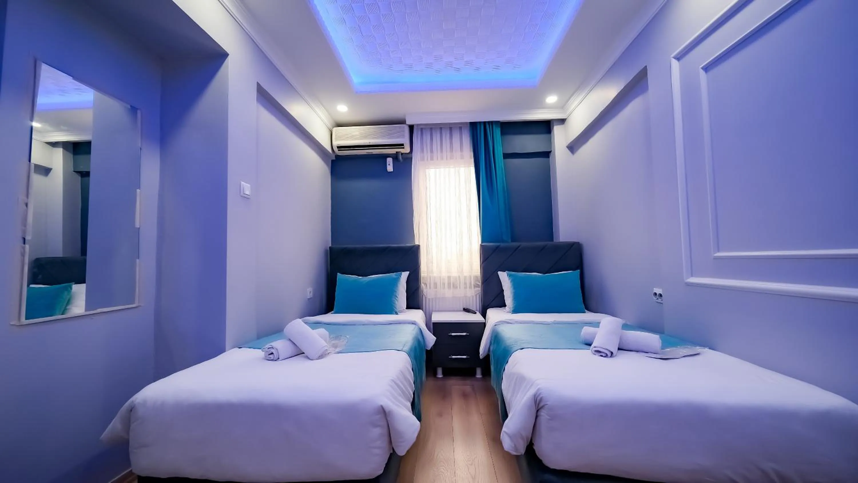 Bed in Bona Sera Hotel