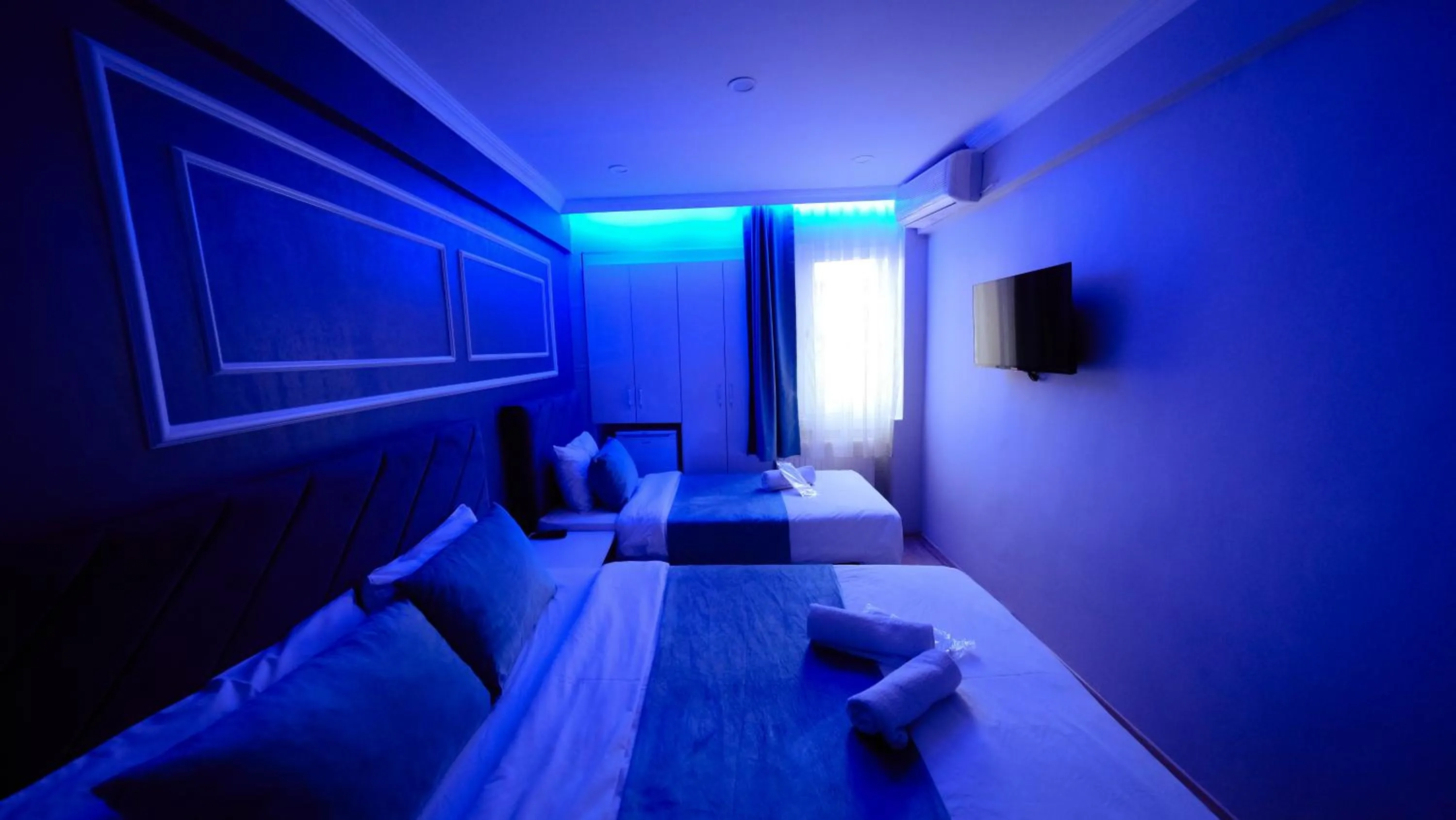 Bed in Bona Sera Hotel