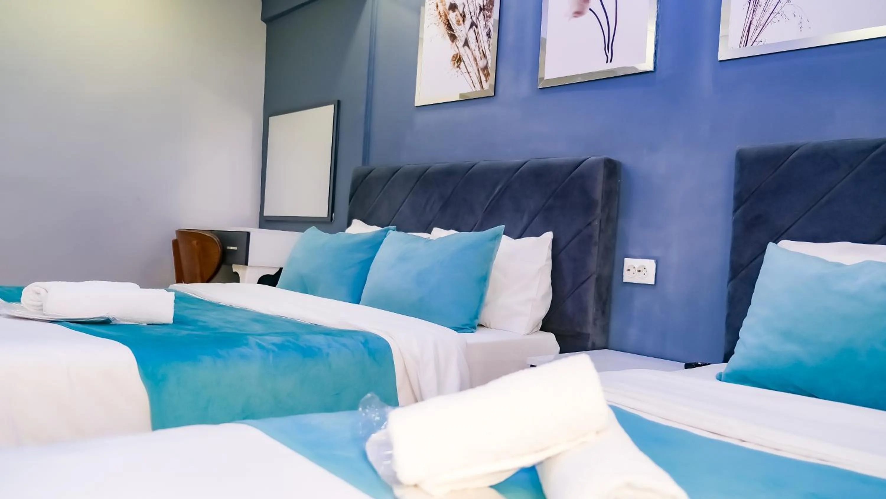 Bed in Bona Sera Hotel