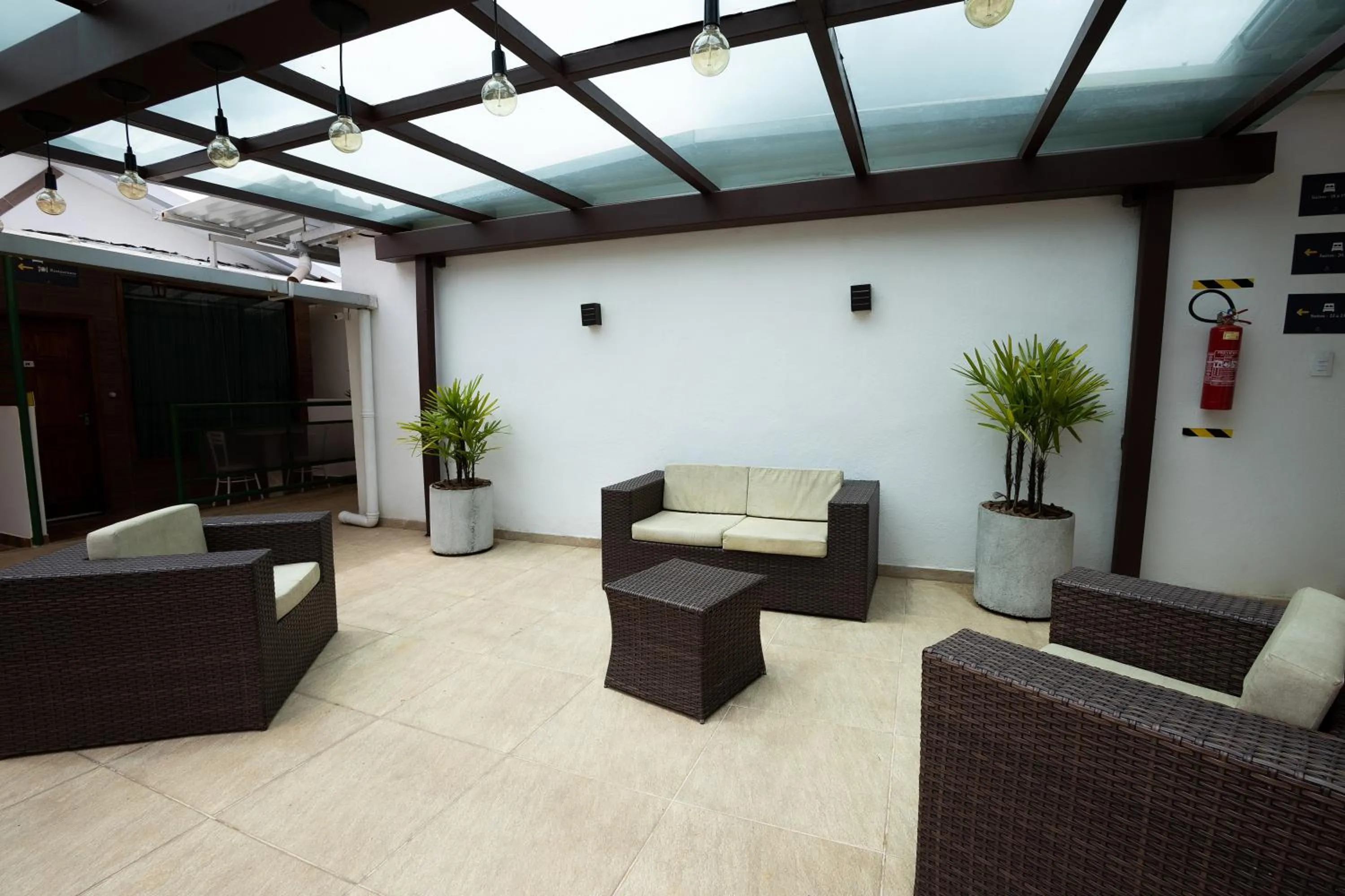 Seating area in GH Hotel Express