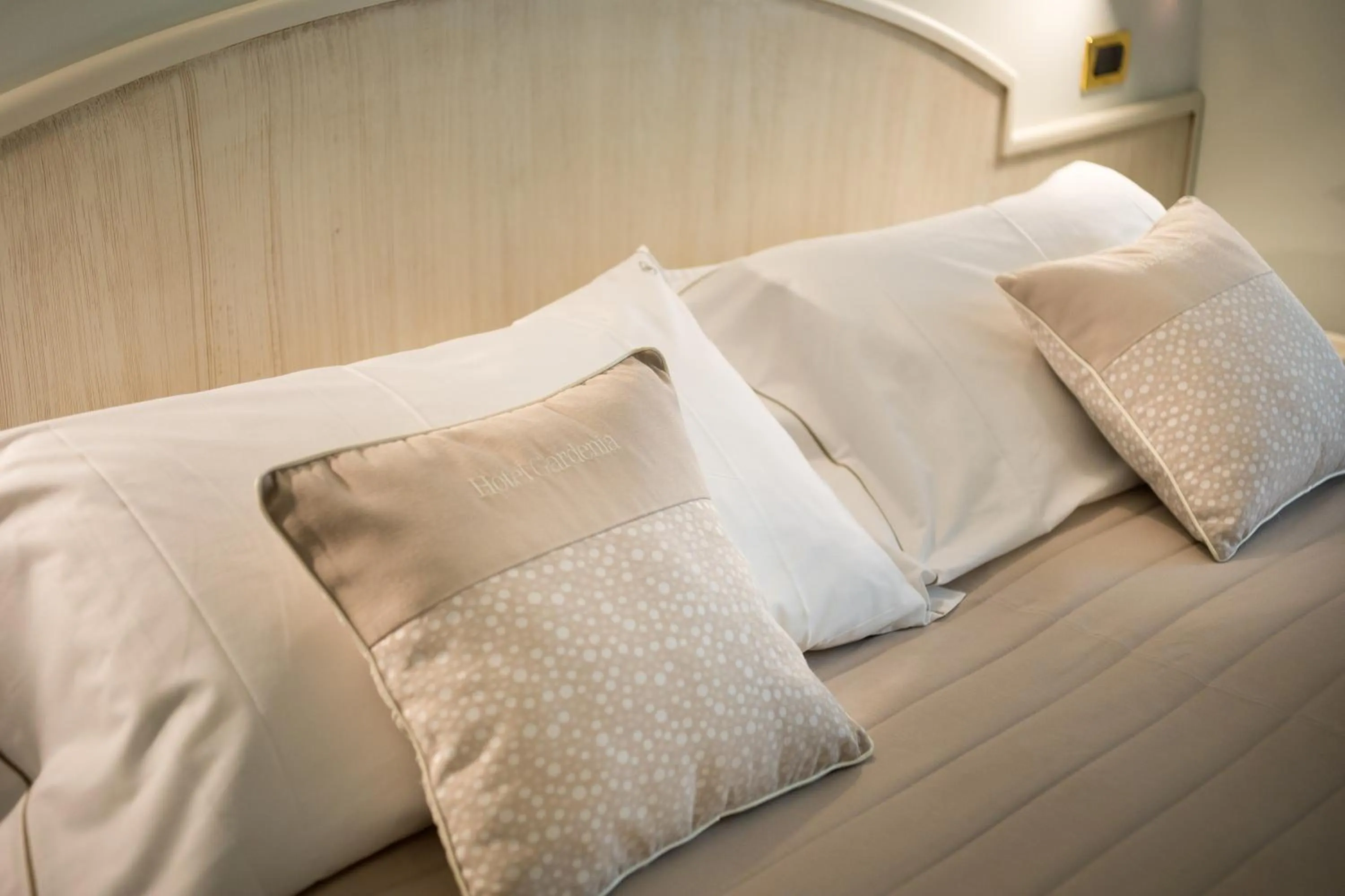 Decorative detail, Bed in Hotel Gardenia Sorrento, Ascend Hotel Collection