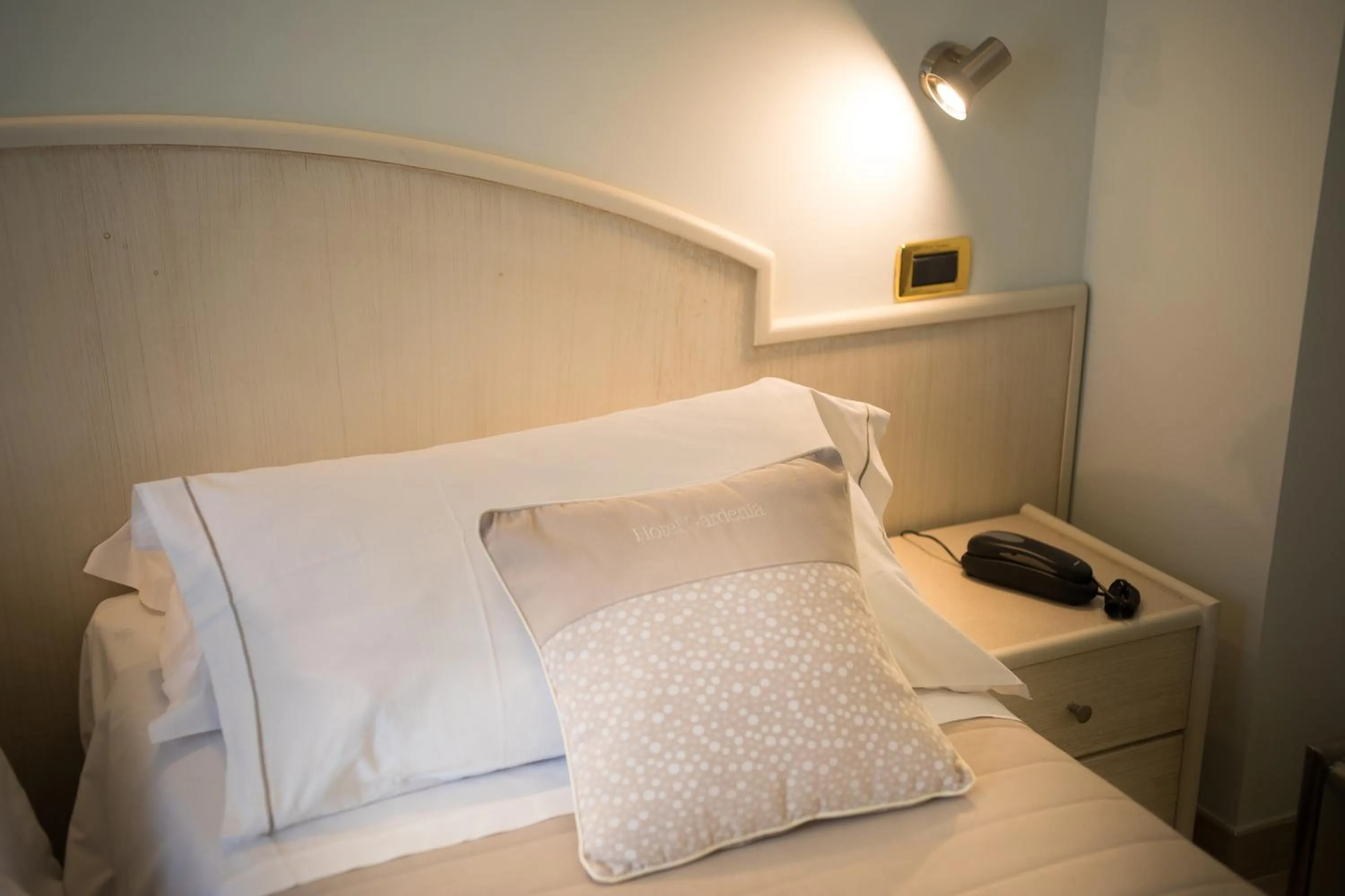 Decorative detail, Bed in Hotel Gardenia Sorrento, Ascend Hotel Collection