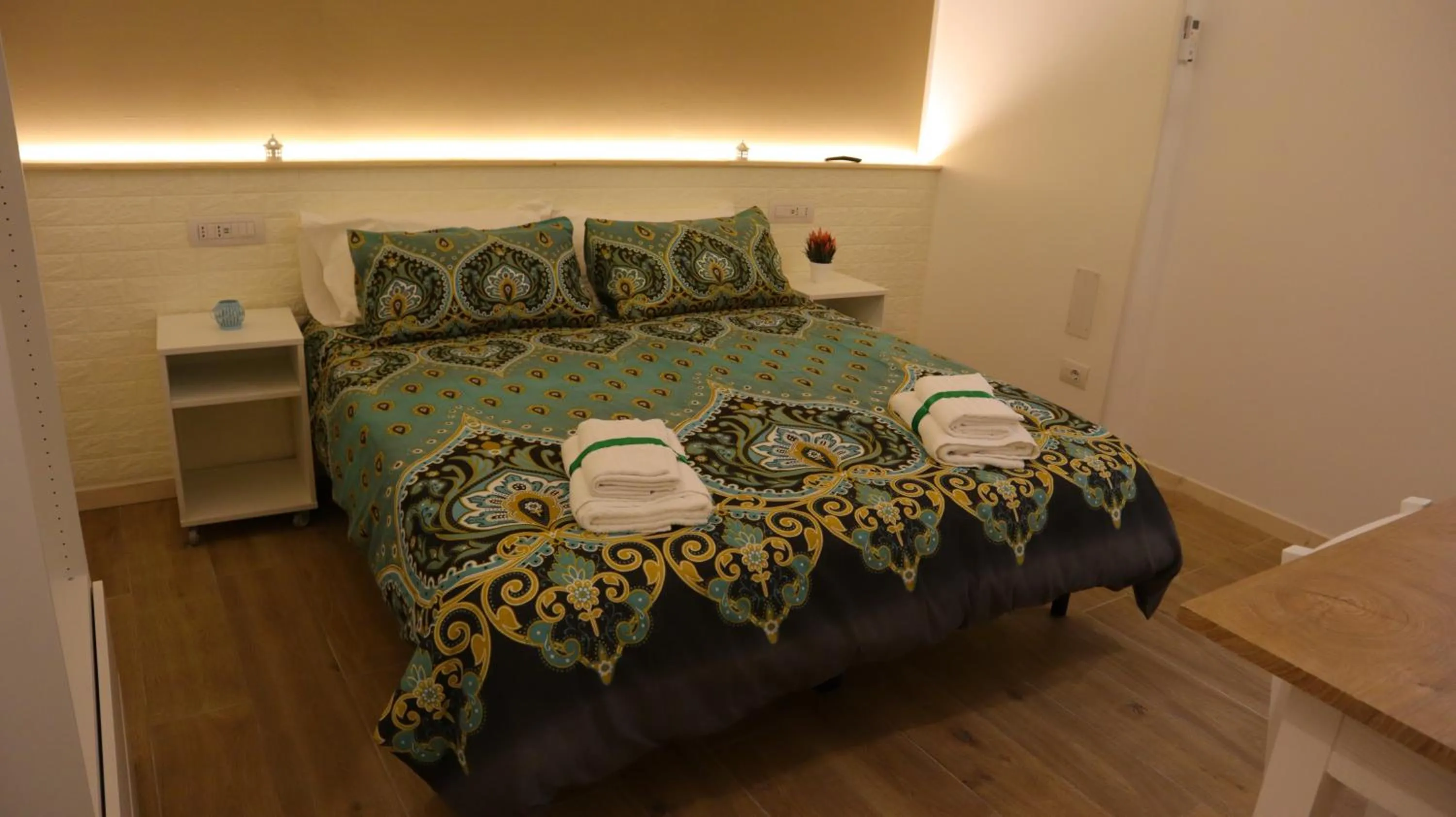 Bed in Aura b&b