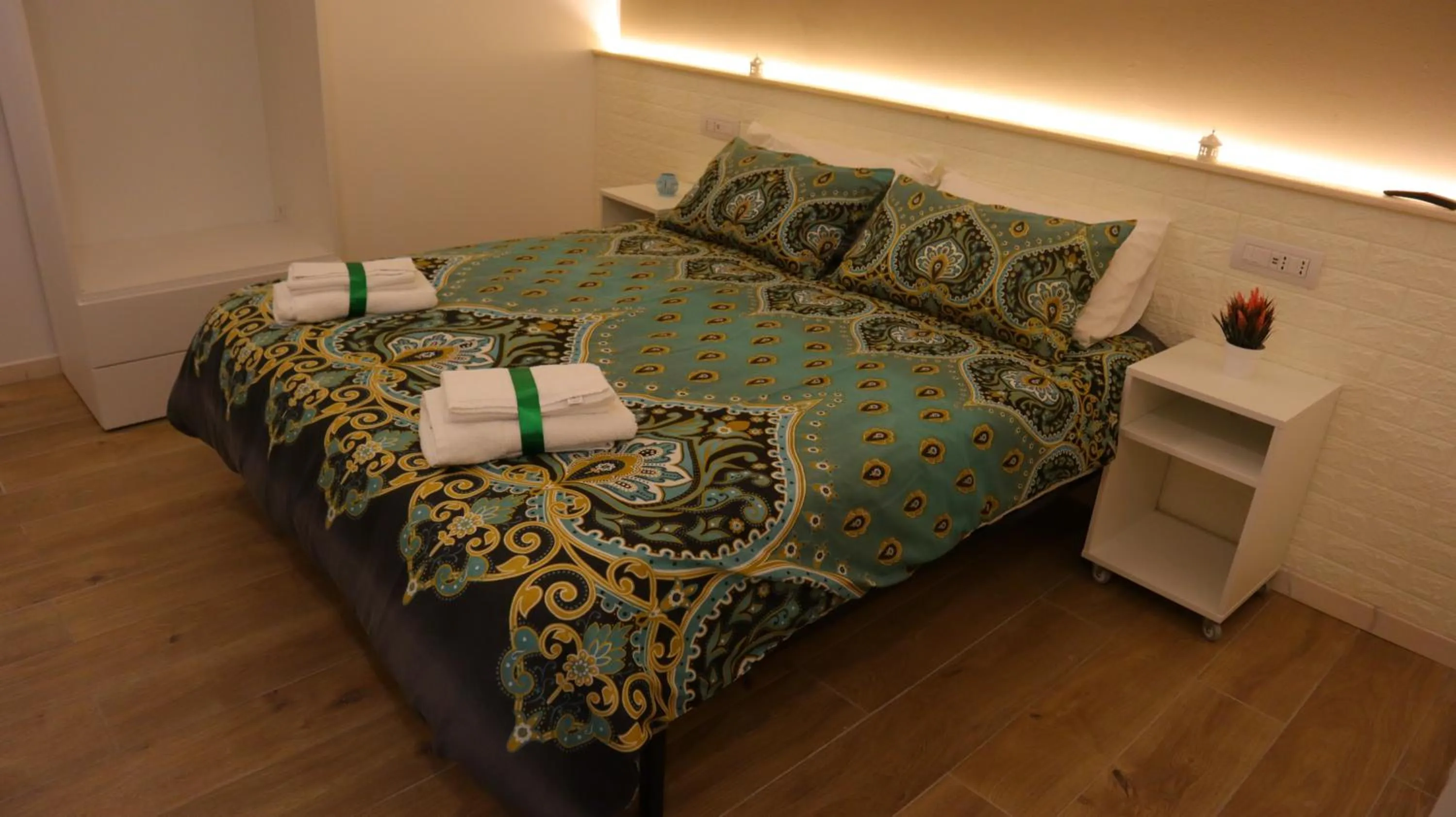 Bed in Aura b&b
