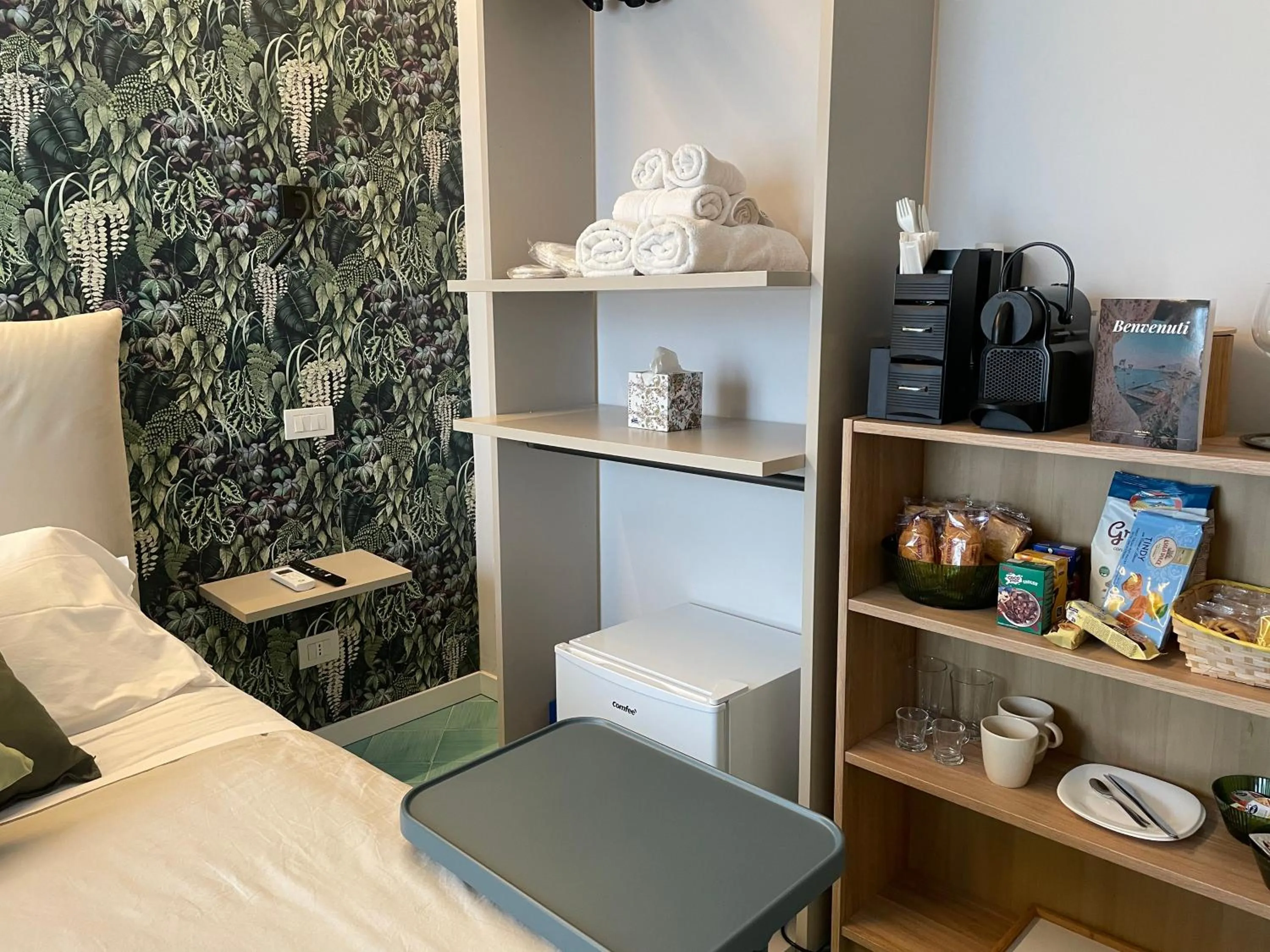 Coffee/tea facilities, Bed in GiGa MaRe Apartments