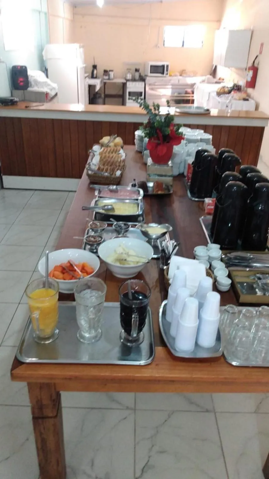 Breakfast in Hotel Central Praia