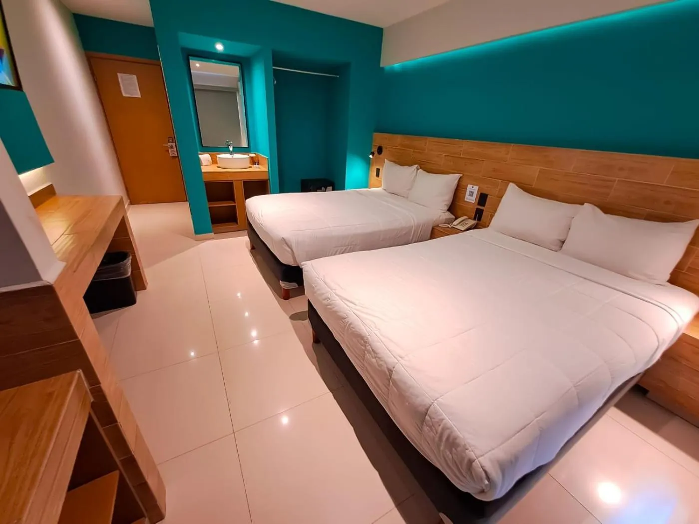 Bed in Hotel Kavia Mazatlán