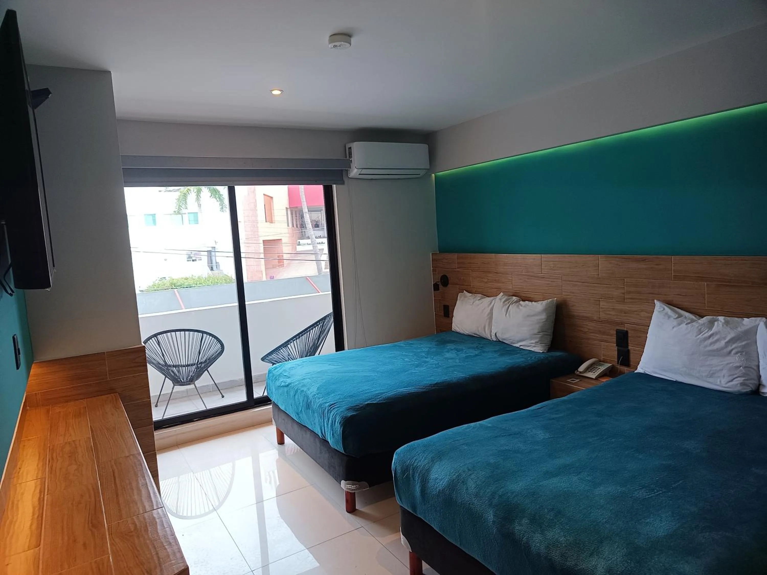 Bed in Hotel Kavia Mazatlán