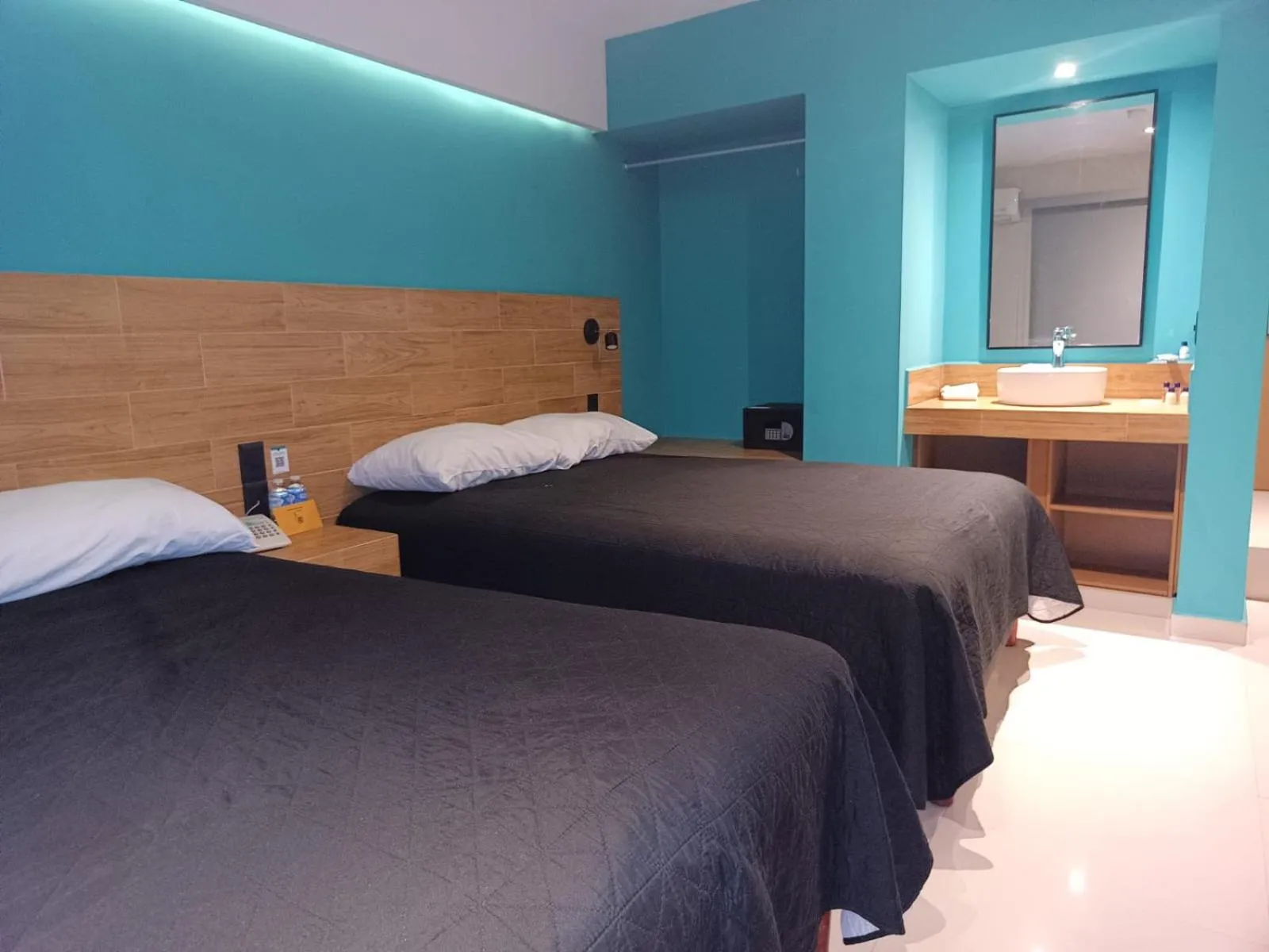 Bed in Hotel Kavia Mazatlán