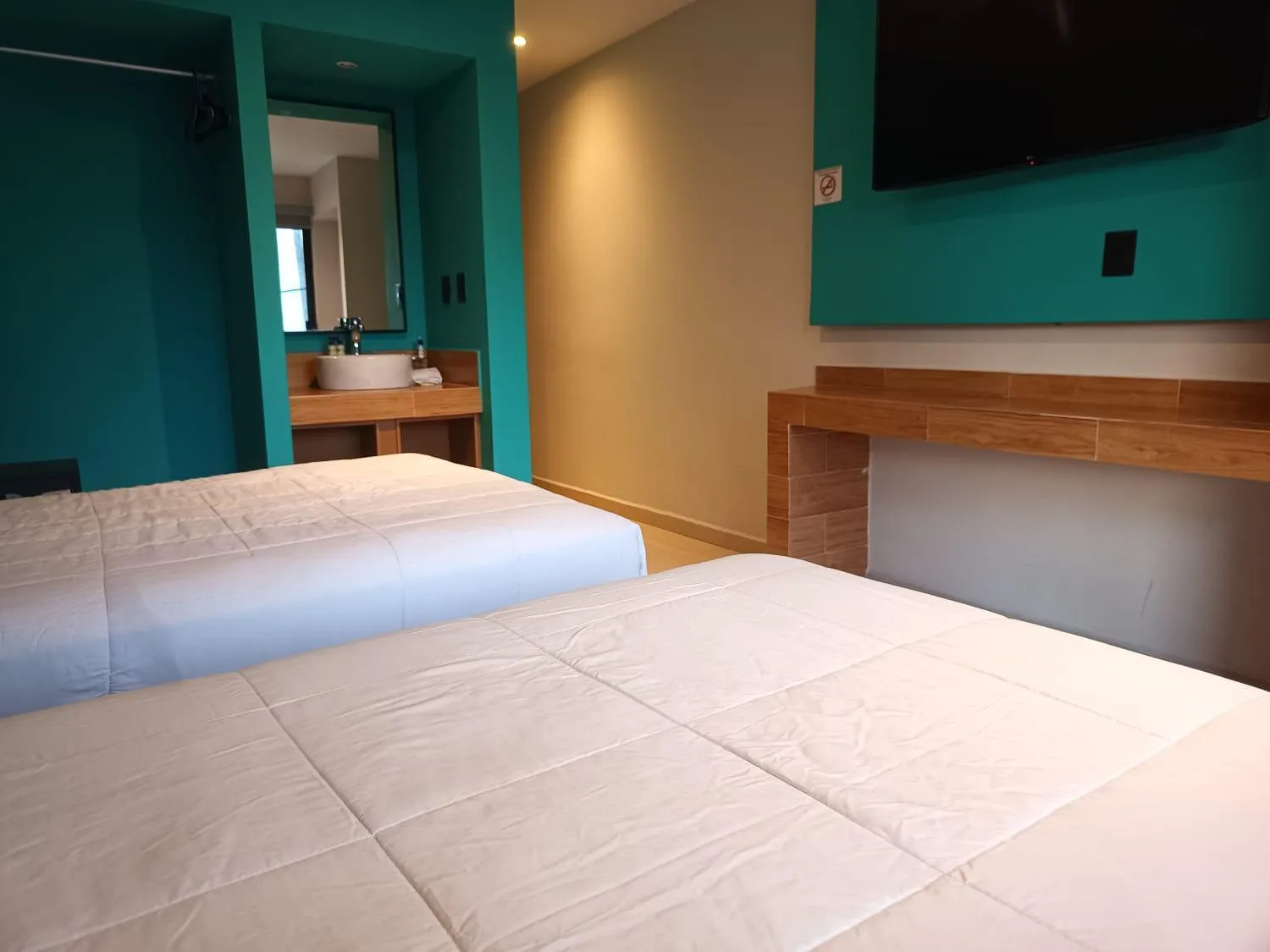 Bed in Hotel Kavia Mazatlán