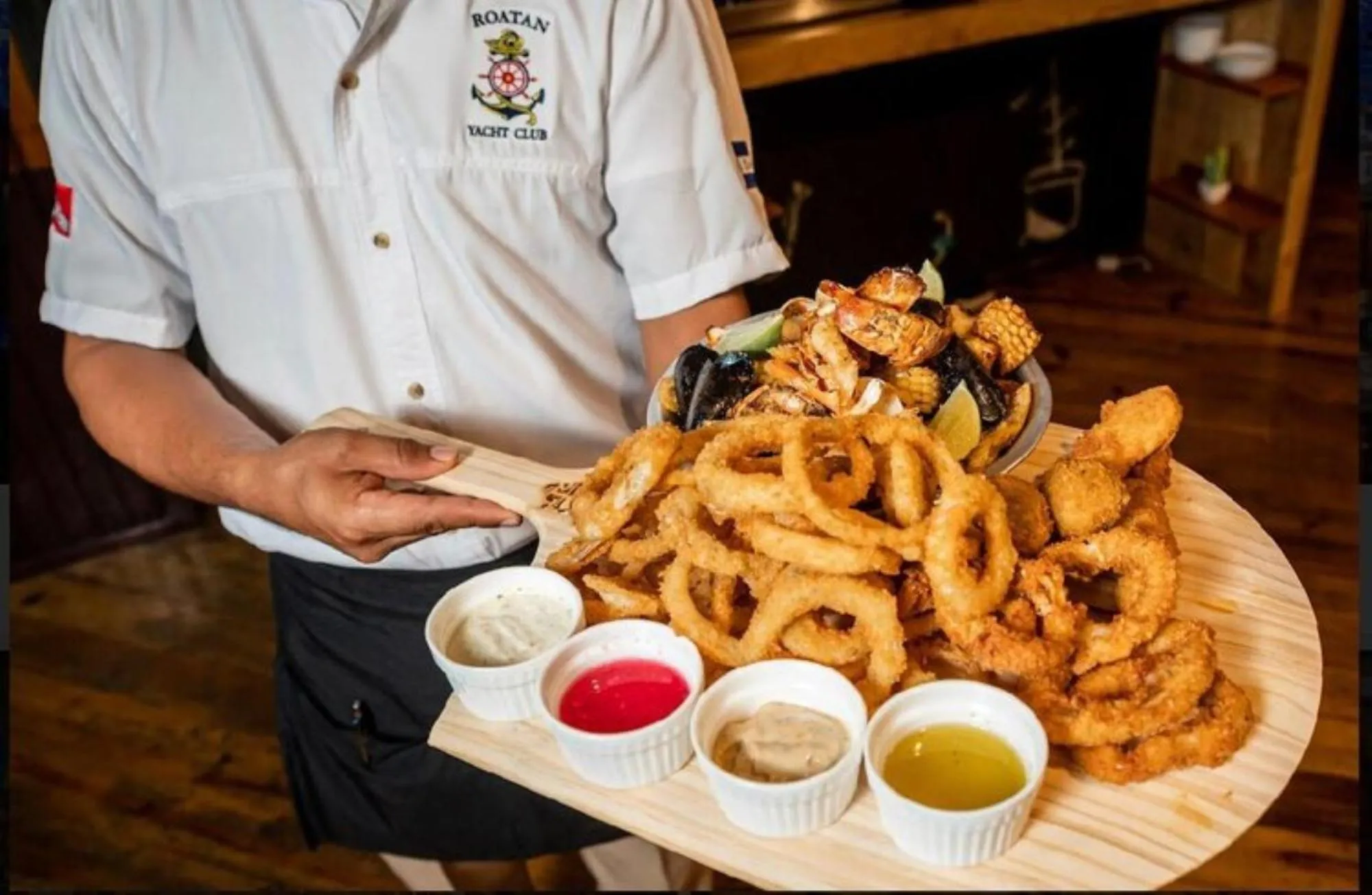 Staff in Hotel and Dive Center Roatan Yacht Club