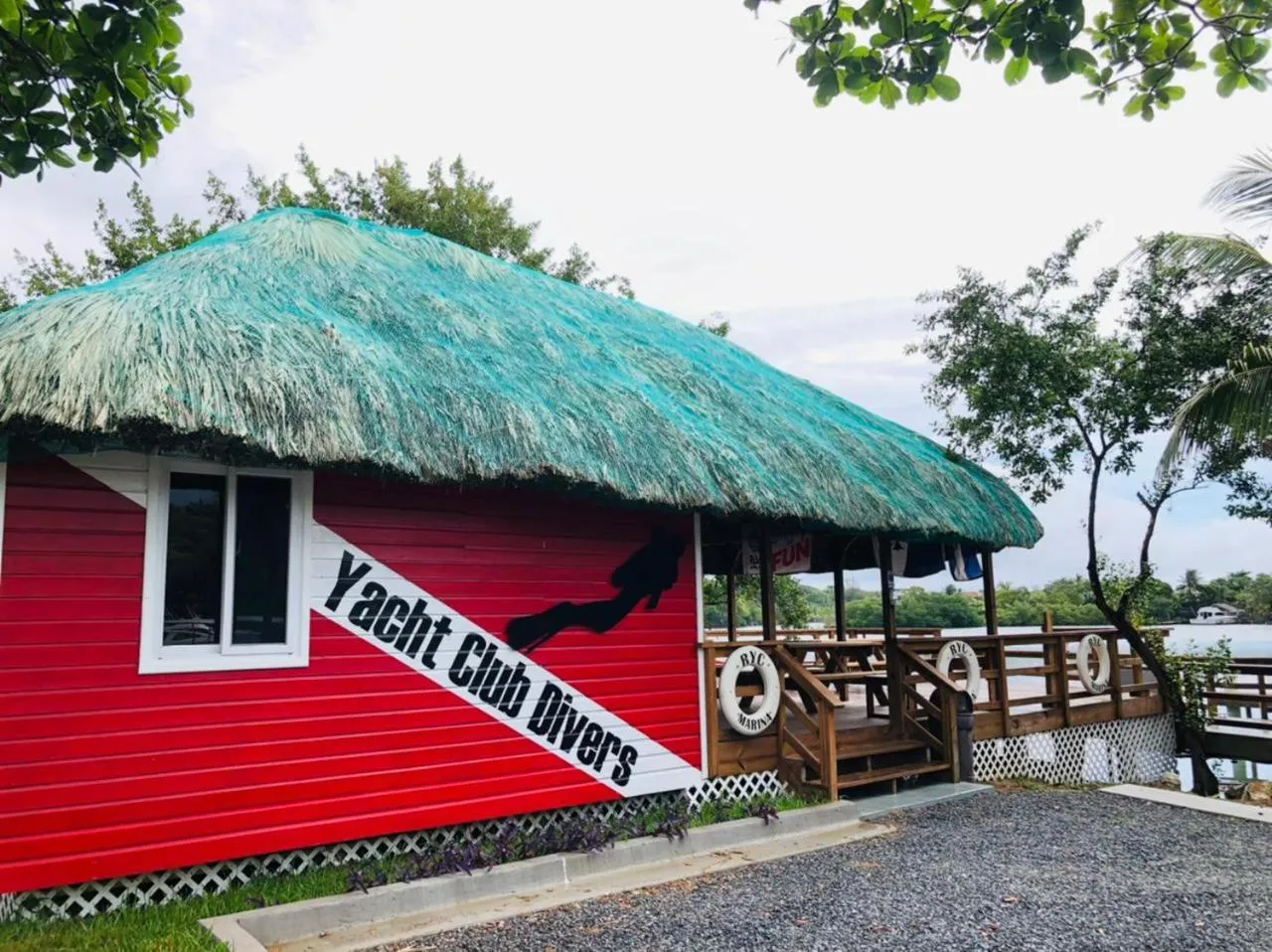 Property building in Hotel and Dive Center Roatan Yacht Club