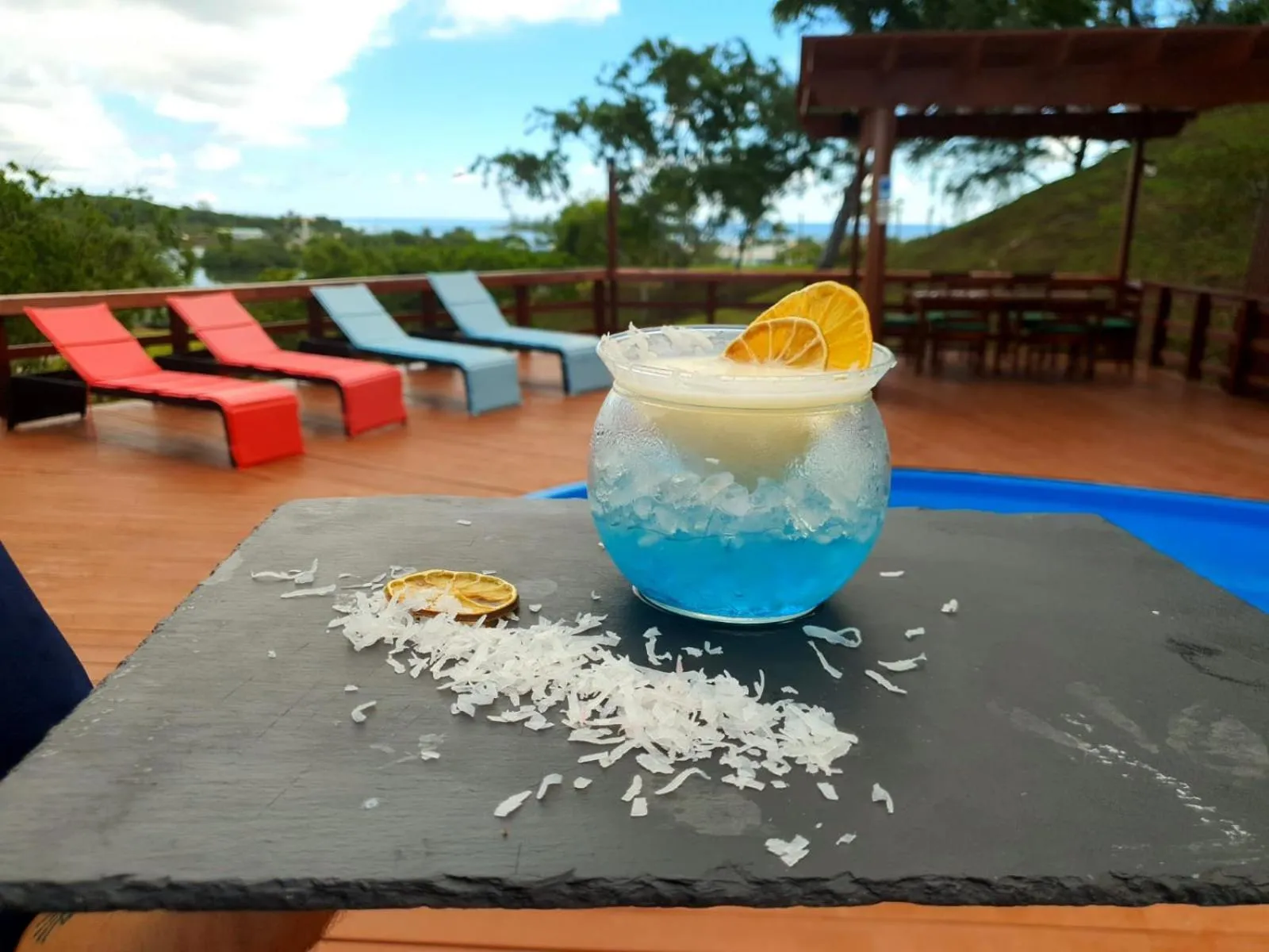 Restaurant/places to eat in Hotel and Dive Center Roatan Yacht Club