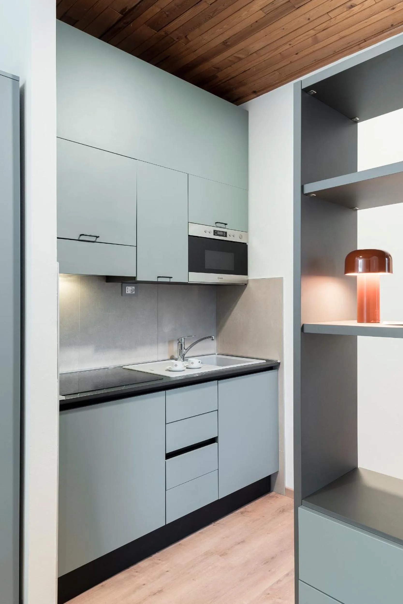 Kitchen or kitchenette in Appartamenti Corte Residence