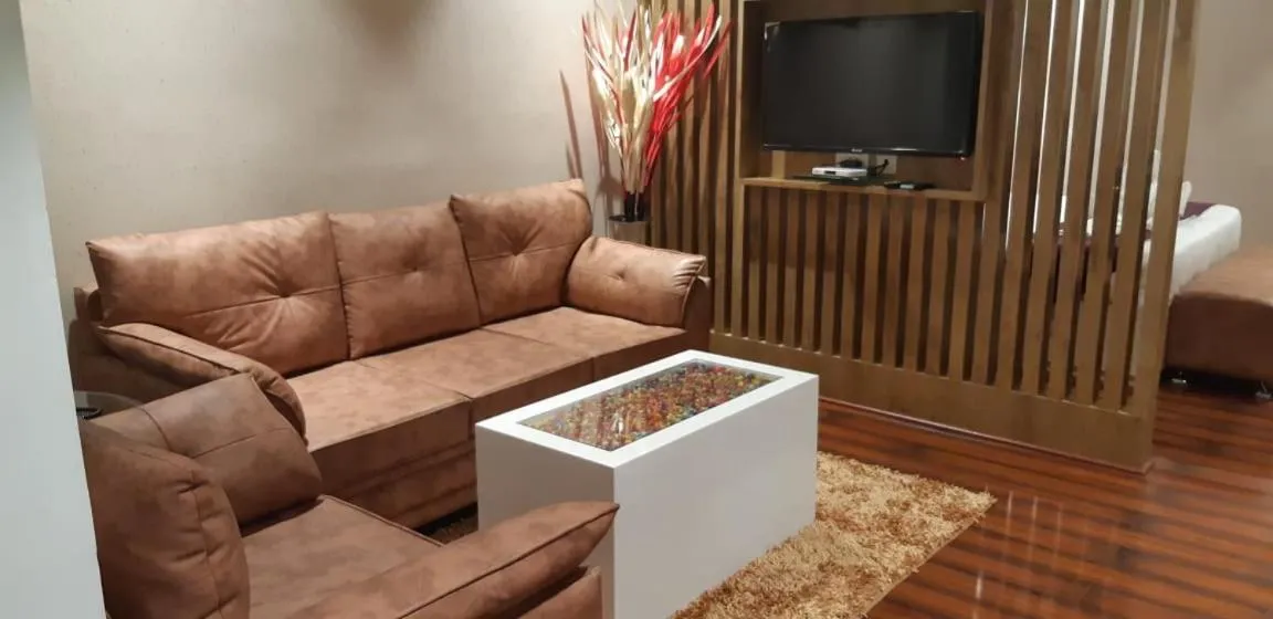 Seating area in Grand Geet Hotels