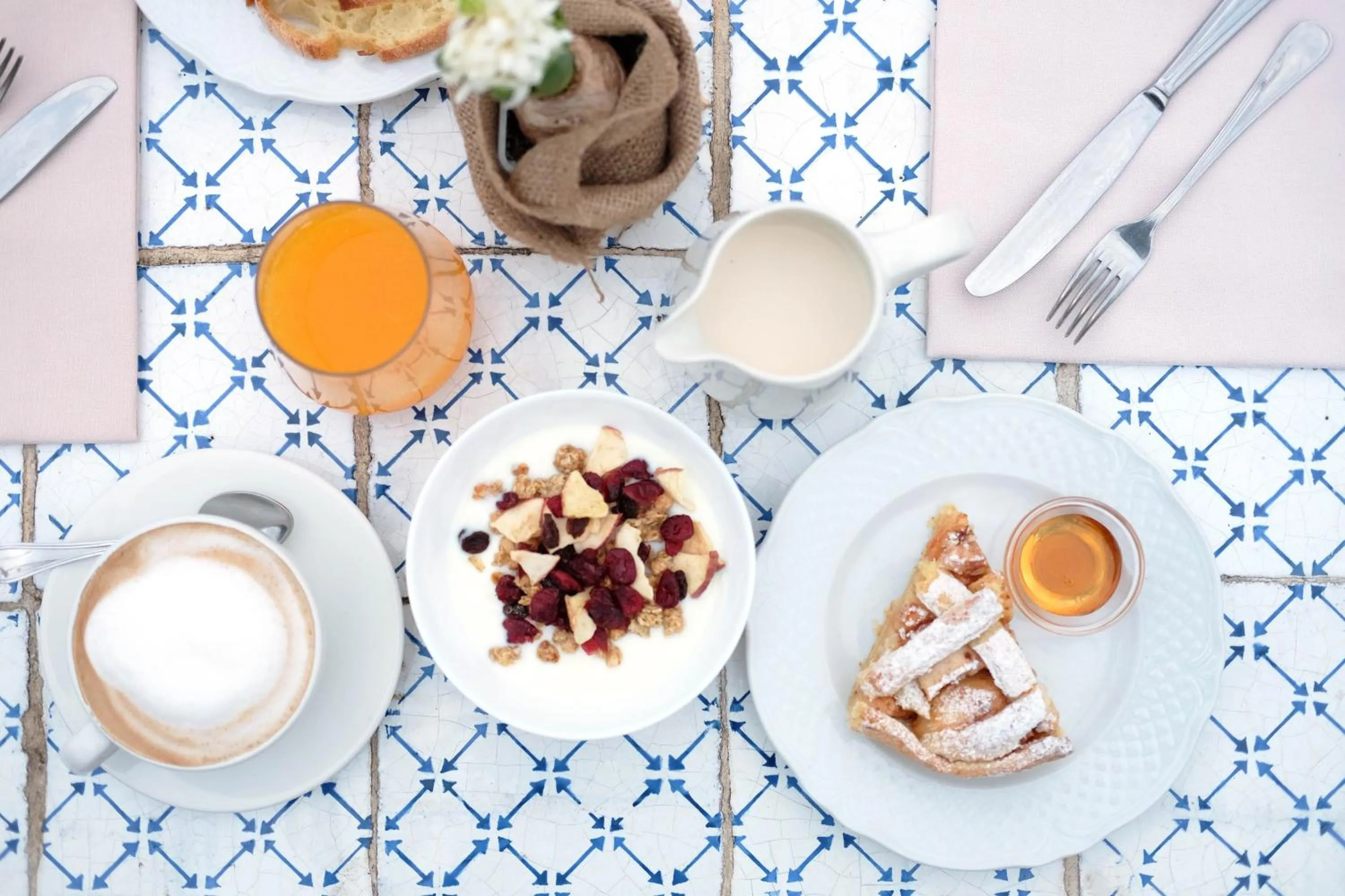 Food and drinks in Hotel Villa Favorita