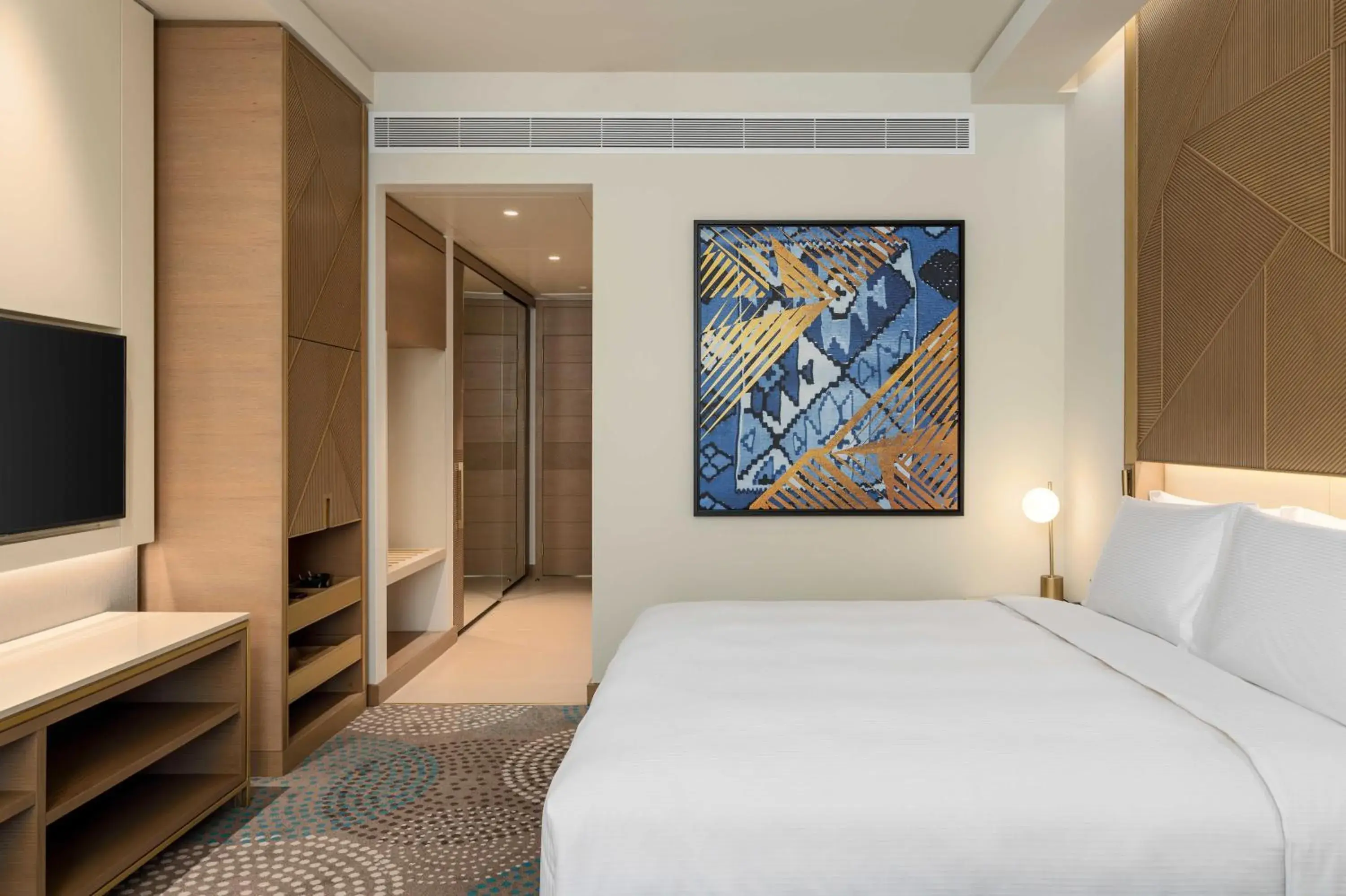 Guest Room King Bed in Slemani Rotana Guest Room King Bed in Slemani Rotana