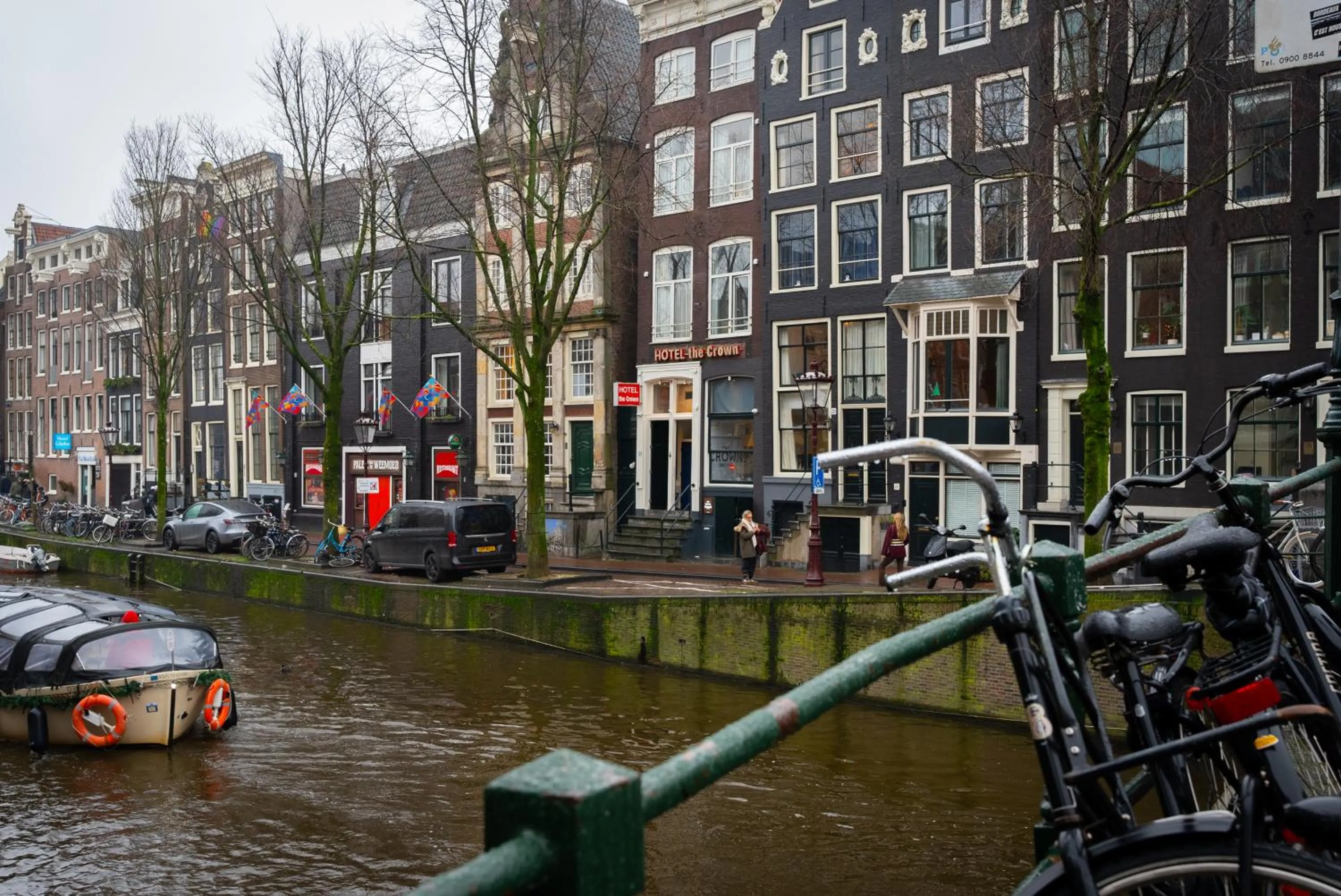 Street view in The Crown Hotel