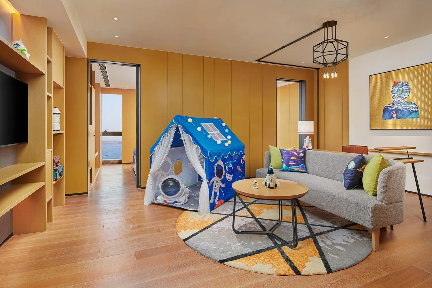 Living room in Artyzen Habitat Lingang Shanghai