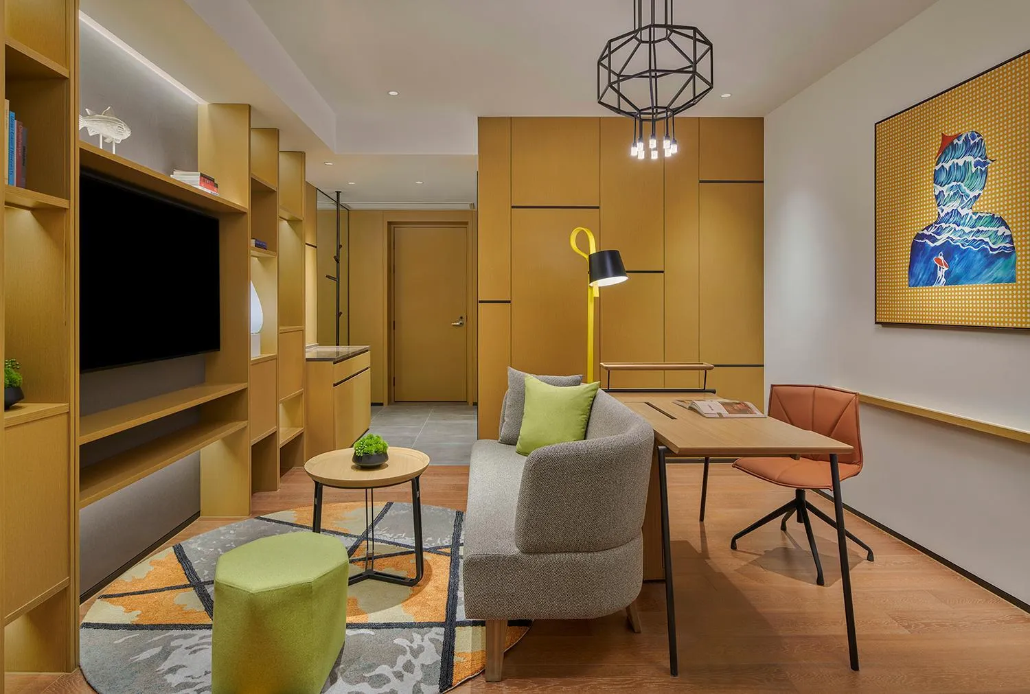 Living room in Artyzen Habitat Lingang Shanghai