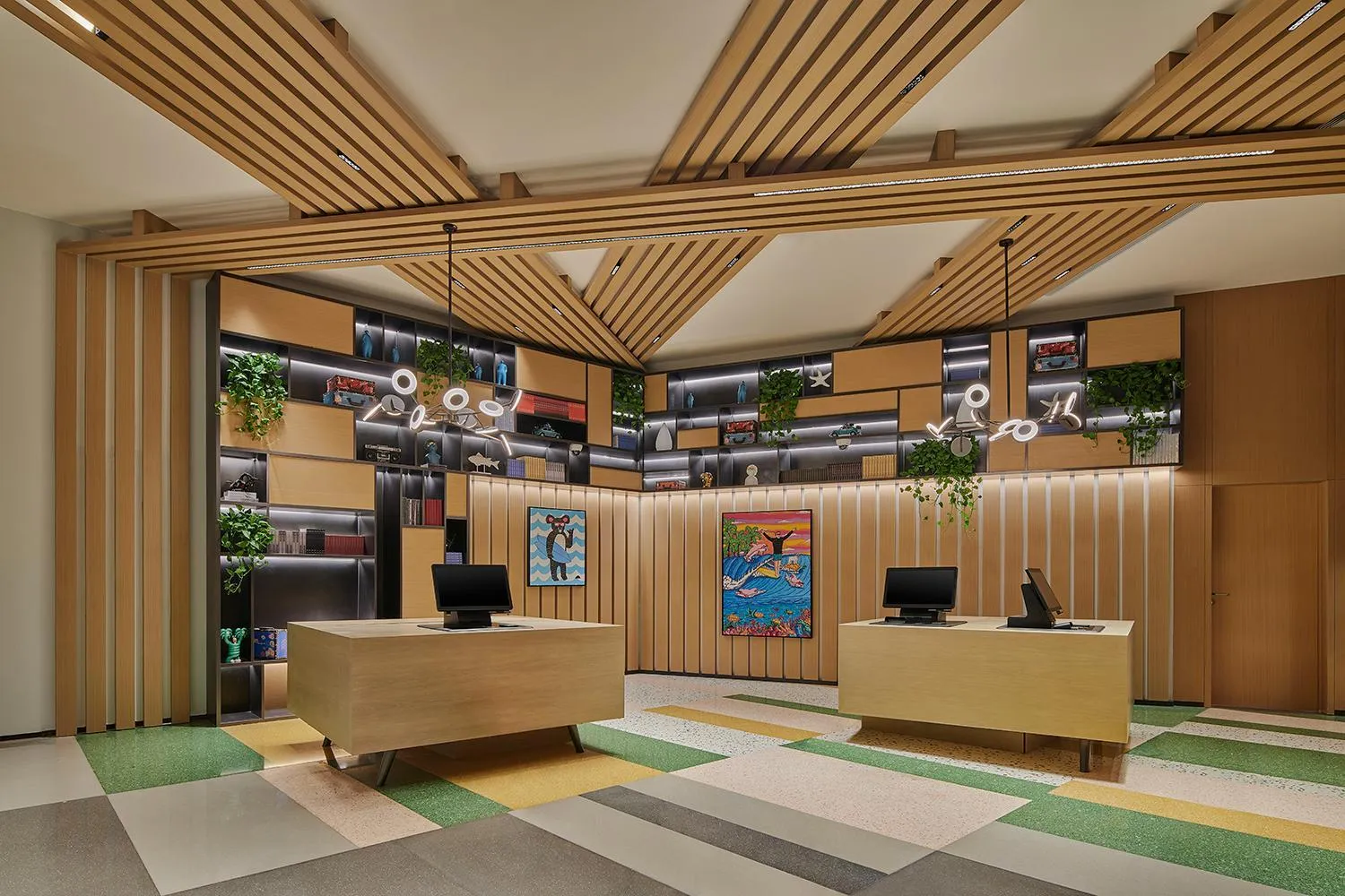 Lobby or reception in Artyzen Habitat Lingang Shanghai